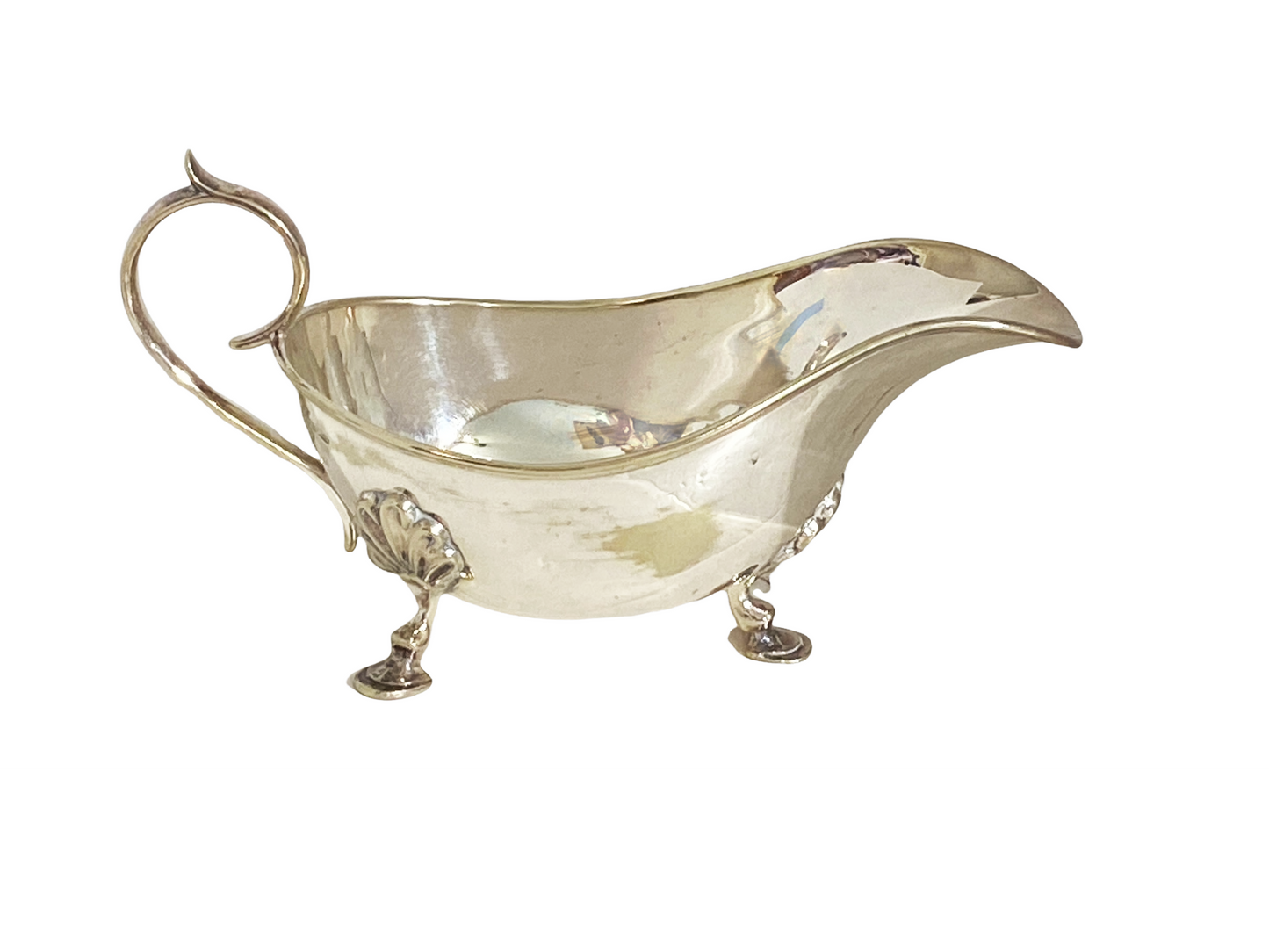 # 4176 English Jb Chatterley & Sons Ltd e.p.n.s. Silver Plated Sauce Boat