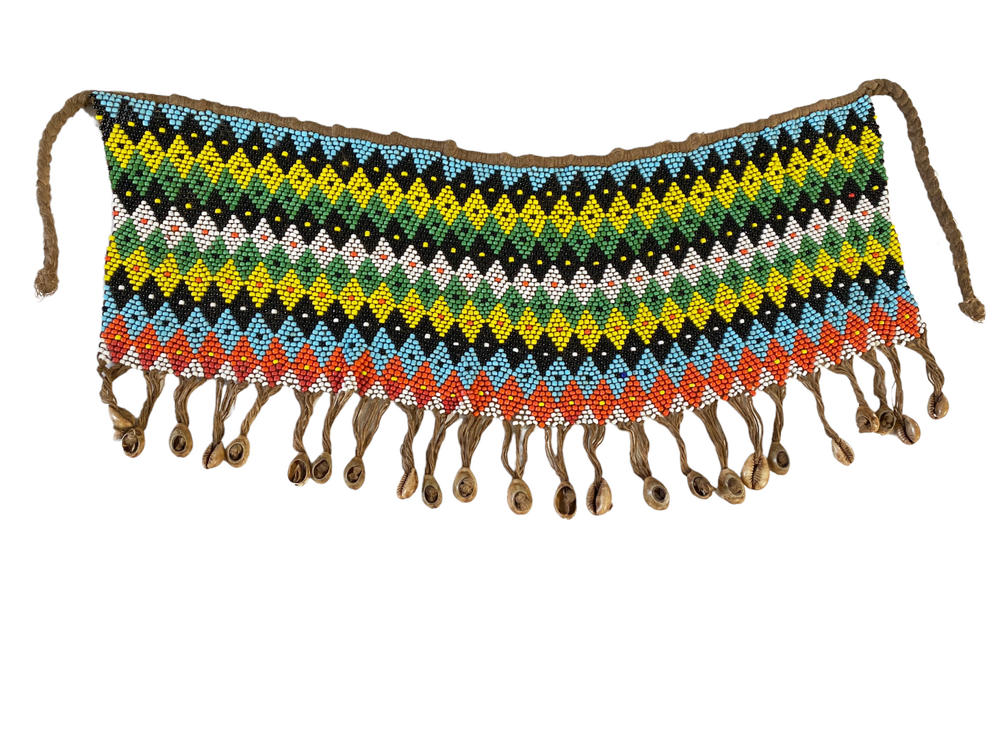 #4986 Ceremonial Skirt Kirdi Beaded Cache Sex Pikuran Cameroon