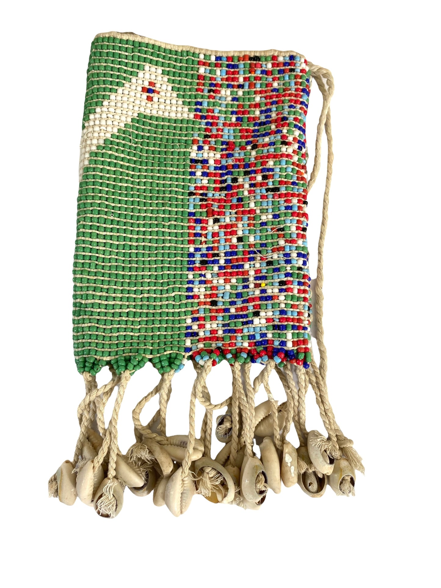#4548 Ceremonial Beaded Skirt Kirdi Pikuran Cameroon