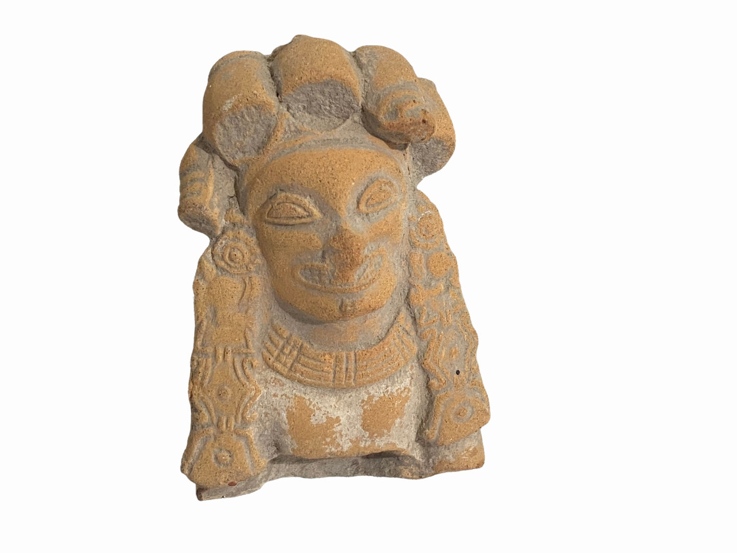 #231 Rare Pre Colombian fragment of Valdivia Female on stand 4.25" H