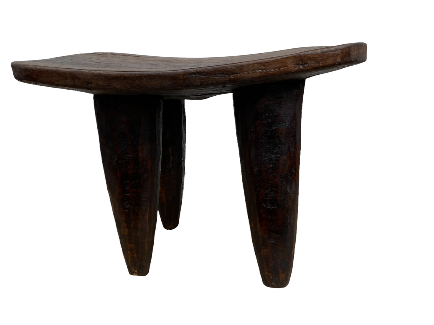 # 4651Superb LG African Senufo Stool / Table I coast 18.5" w by 15.5" H