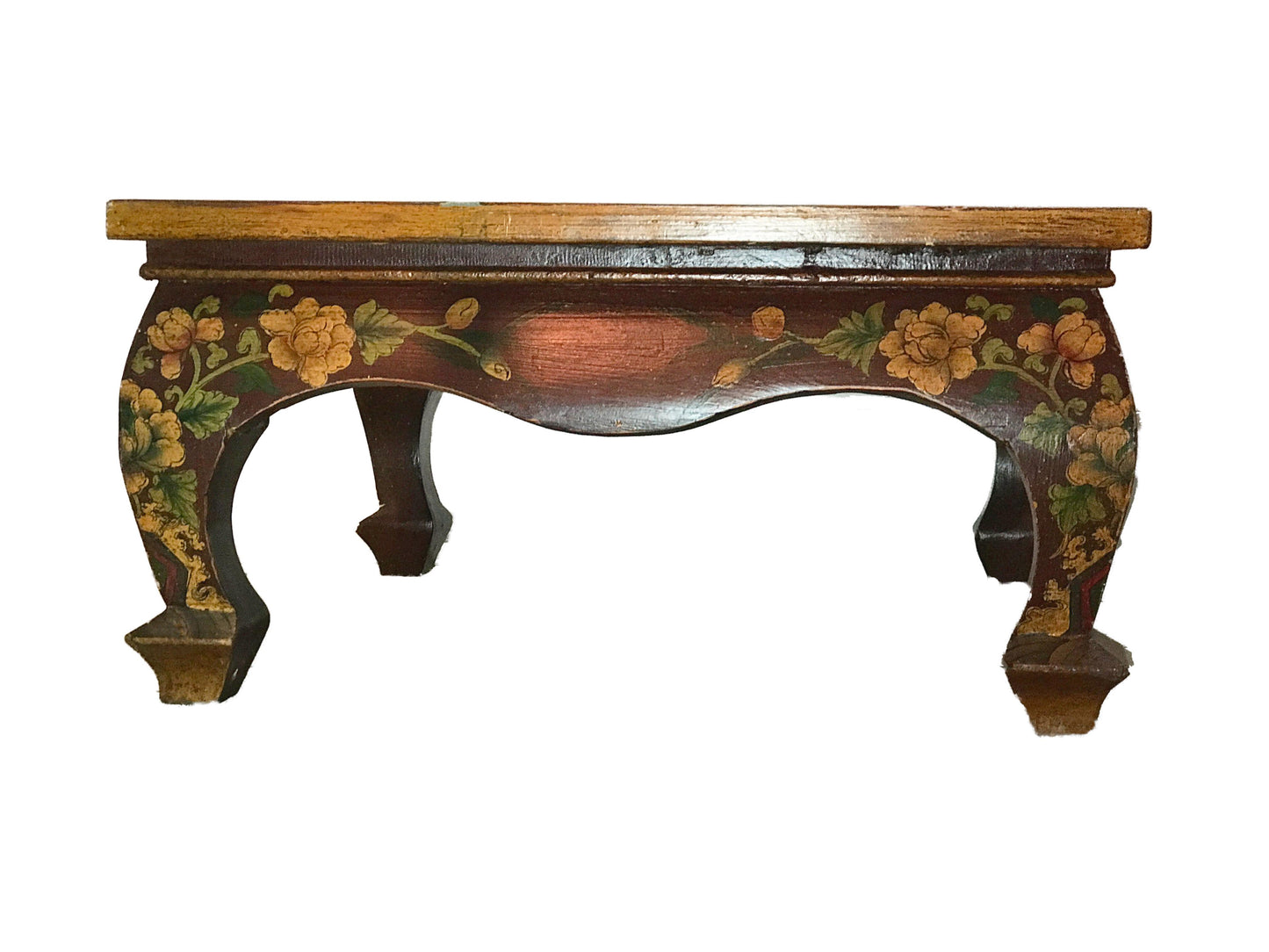 #3026 Tibetan Hand-Painted Coffee Table