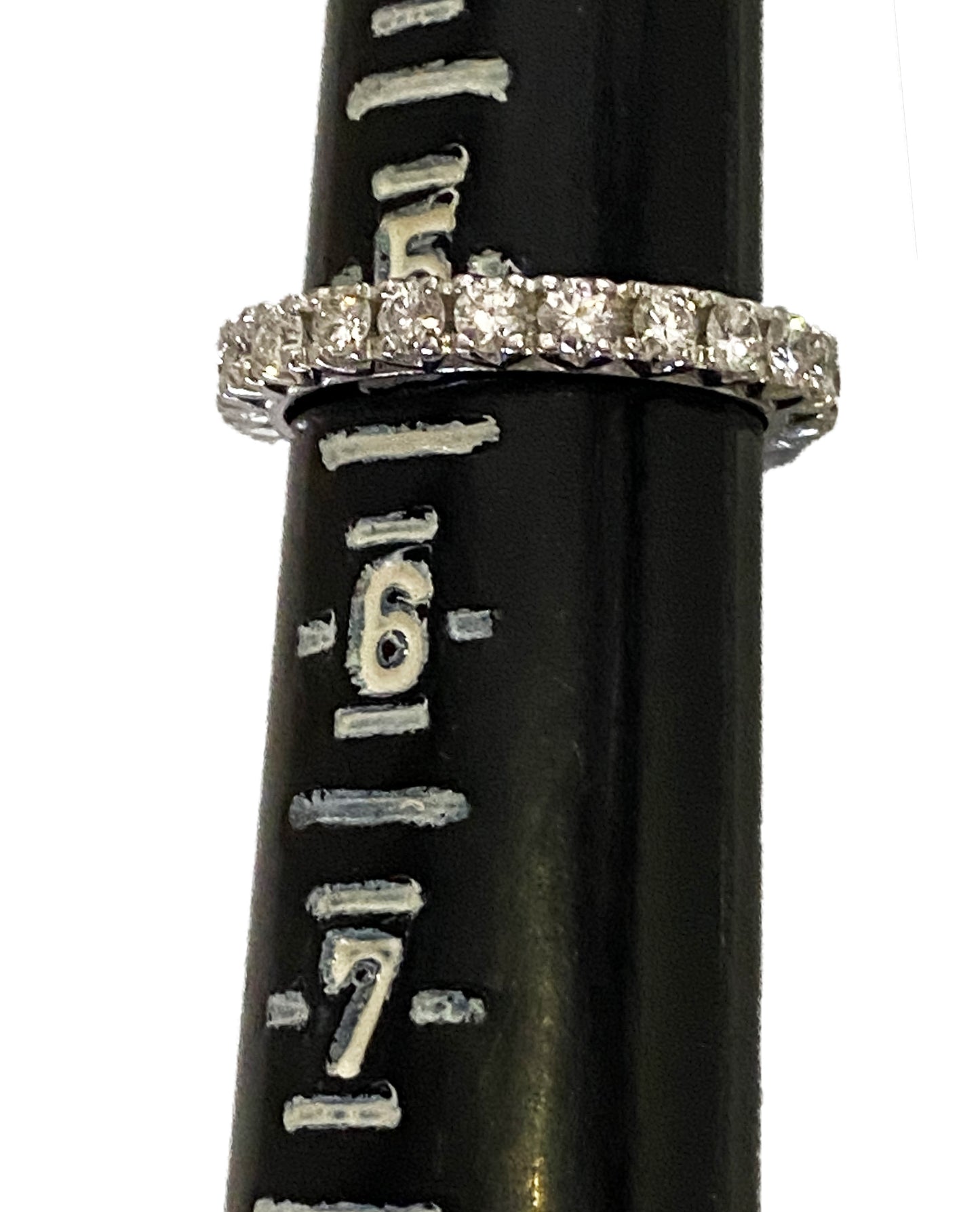 #3973 Marquise Shaped Diamond Wedding Band Size 5.3/4