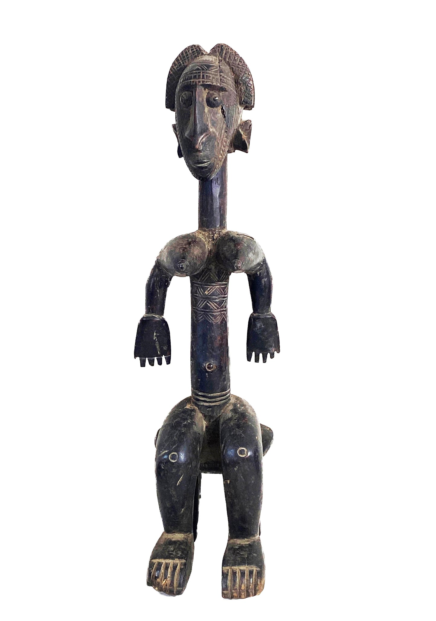 #4327 Old /Rare  Dogon Maternity Female Figure Nommo Mali 24" H