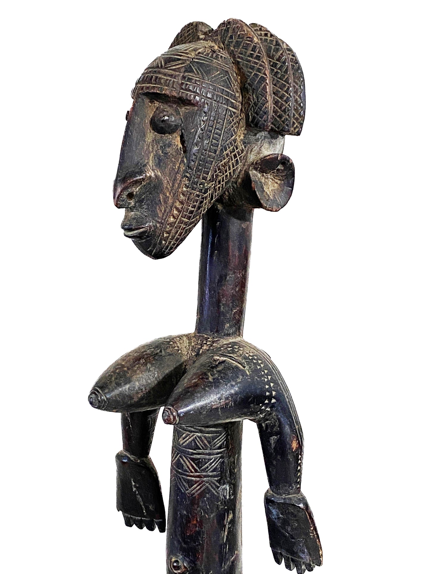 #4327 Old /Rare  Dogon Maternity Female Figure Nommo Mali 24" H