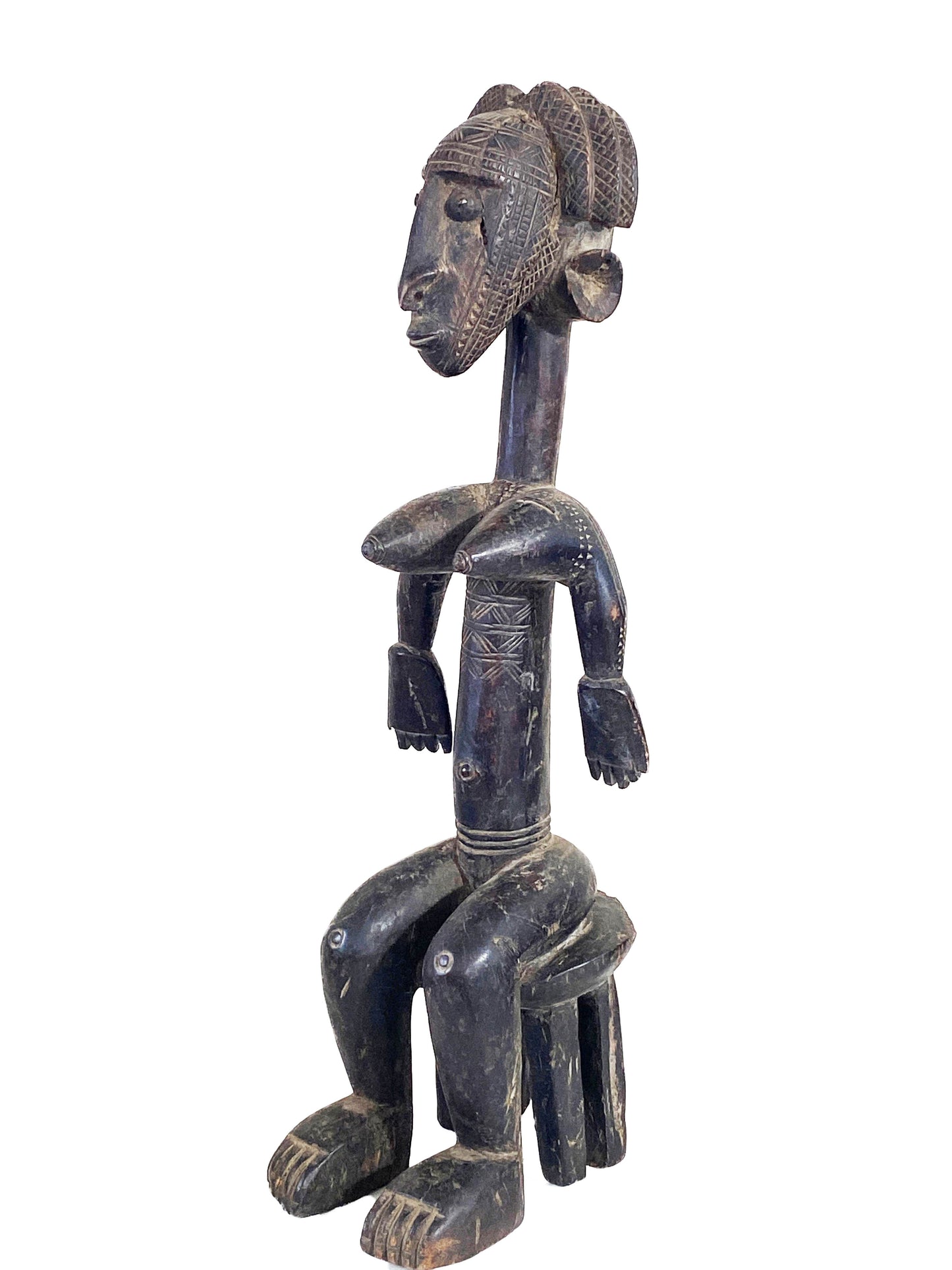 #4327 Old /Rare  Dogon Maternity Female Figure Nommo Mali 24" H