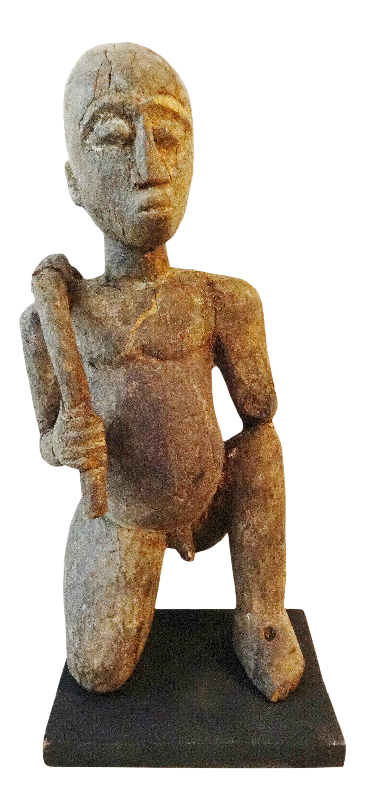 #813 Stunning Old Lobi Shrine Male Figure Bateba 17 inch African Burkina Faso