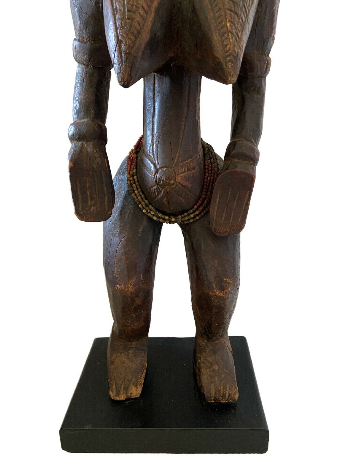 #2161 Old African Senufo Maternity Sculpture 28" H