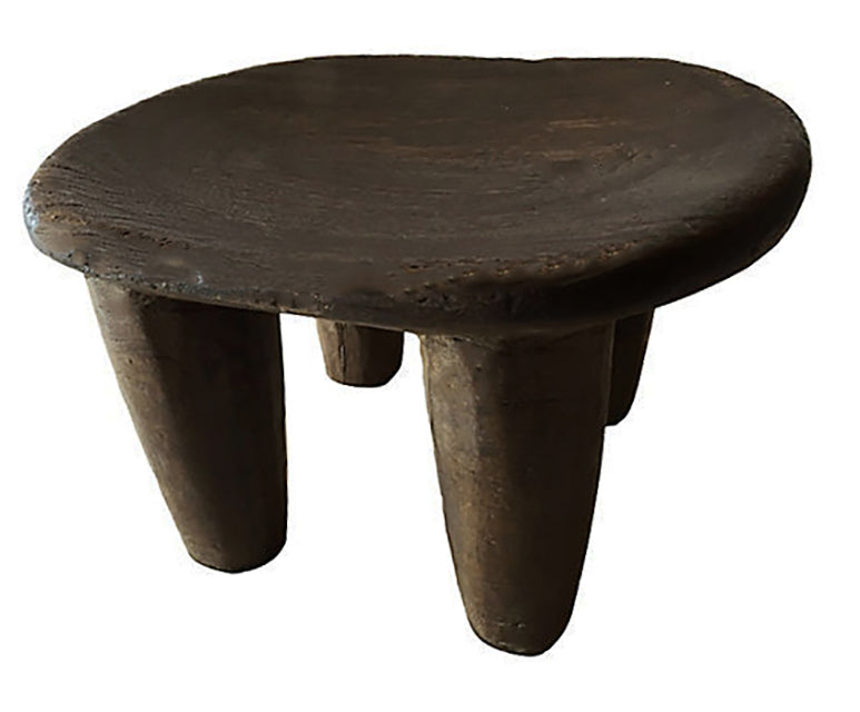 # 1146 African Senufo Wood Milk Stool I . Coast7" H