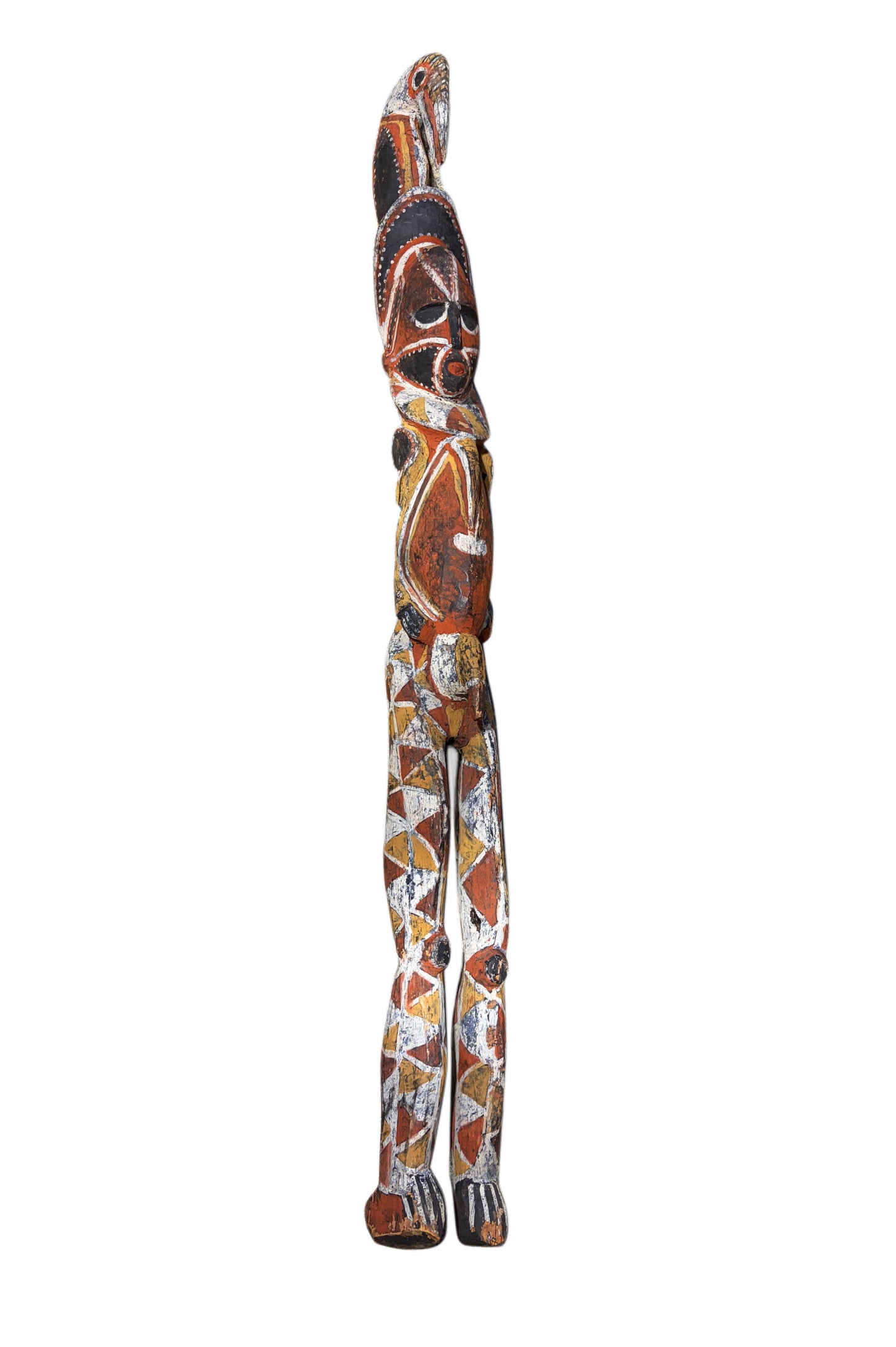 #1255 Vintage  Standing Figure, Abelam People of the Sepik River-Tribes of Papau New Guinea