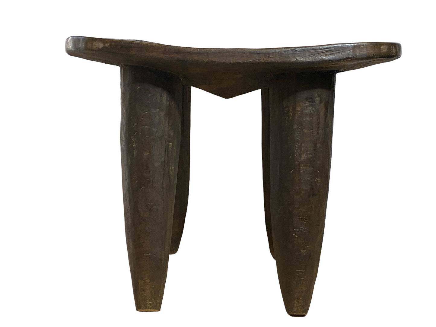 # 6049 African Carved Wood Senufo Table/Stool 21.5" W