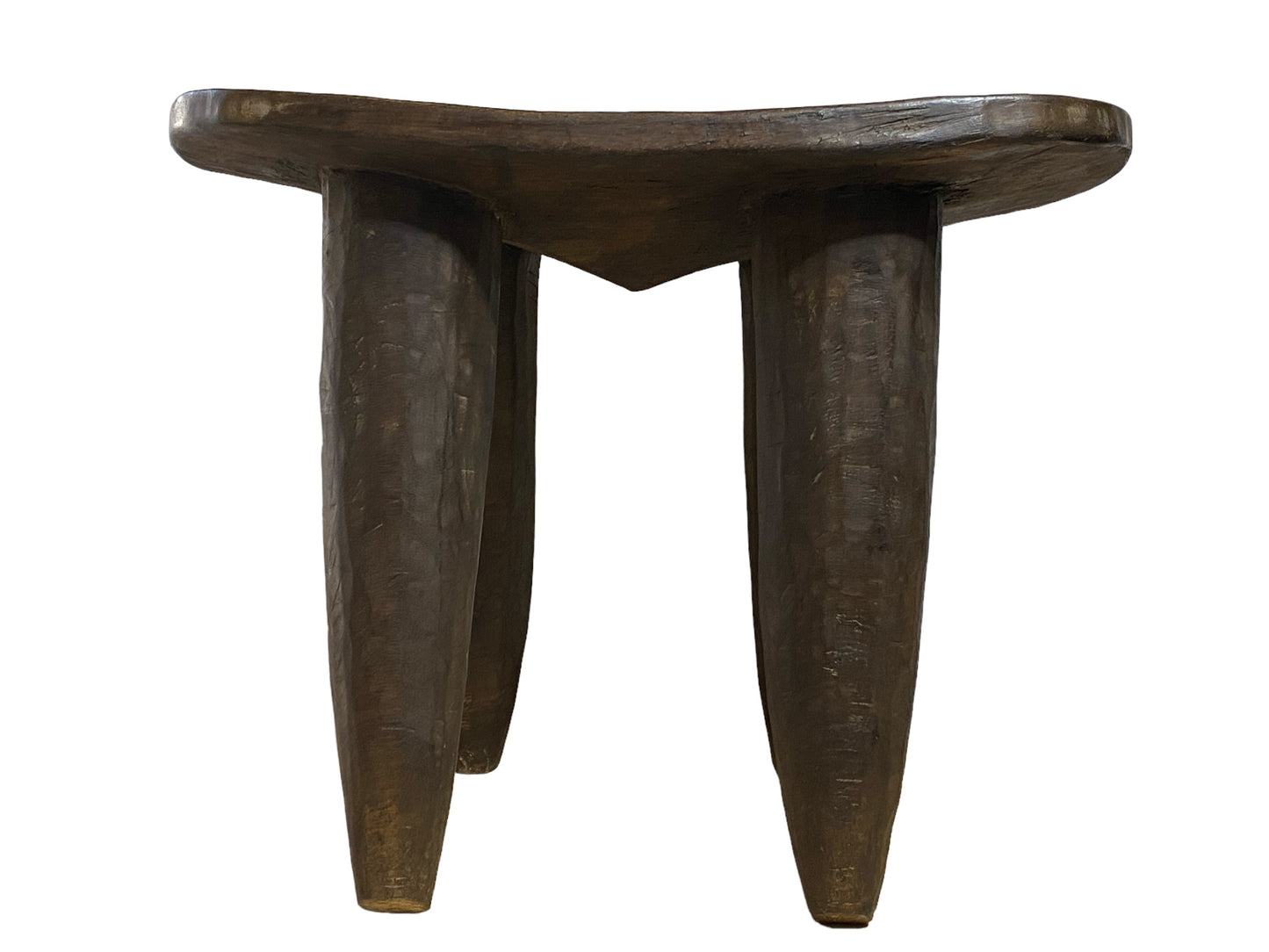 # 6049 African Carved Wood Senufo Table/Stool 21.5" W