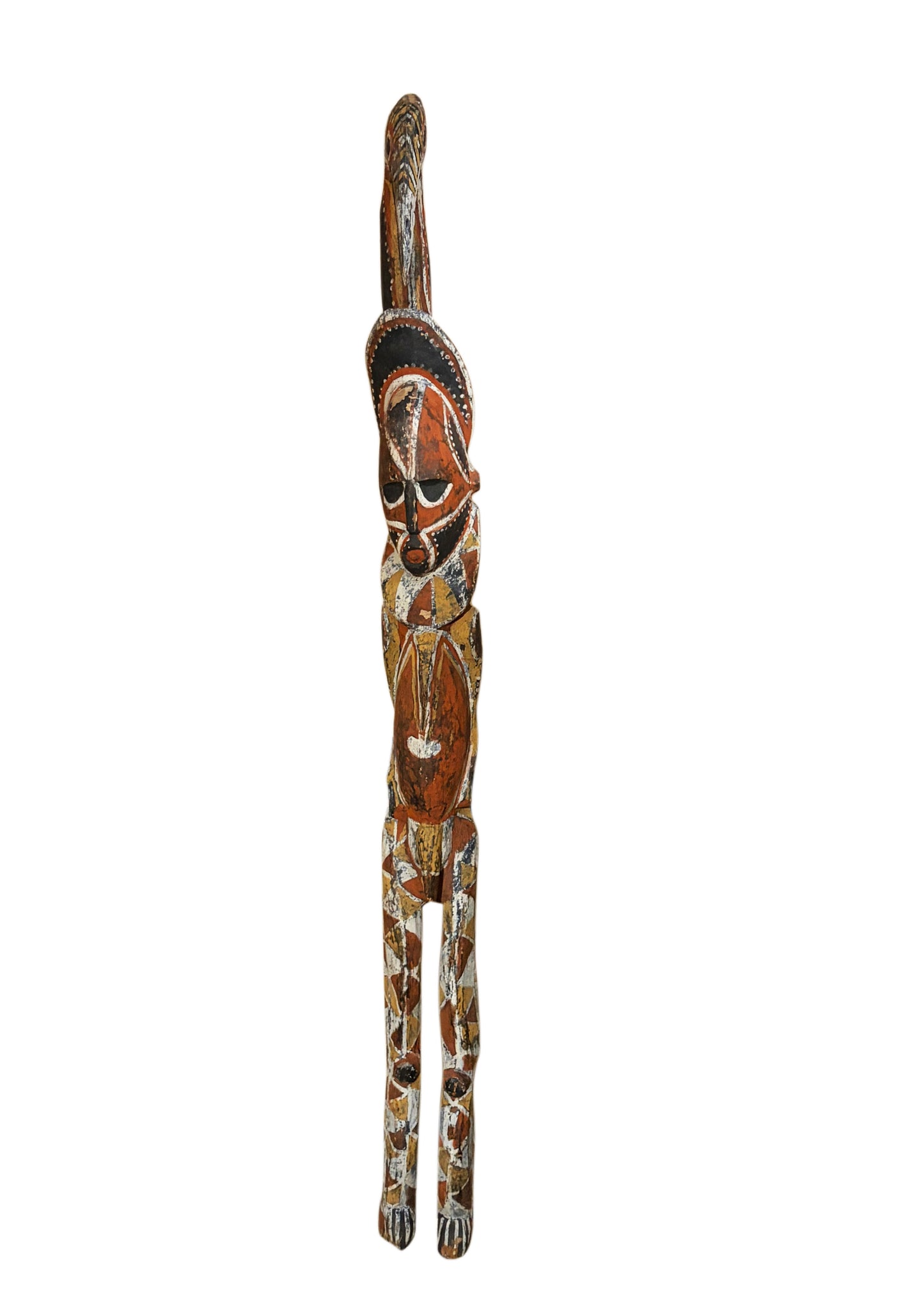 #1255 Vintage  Standing Figure, Abelam People of the Sepik River-Tribes of Papau New Guinea