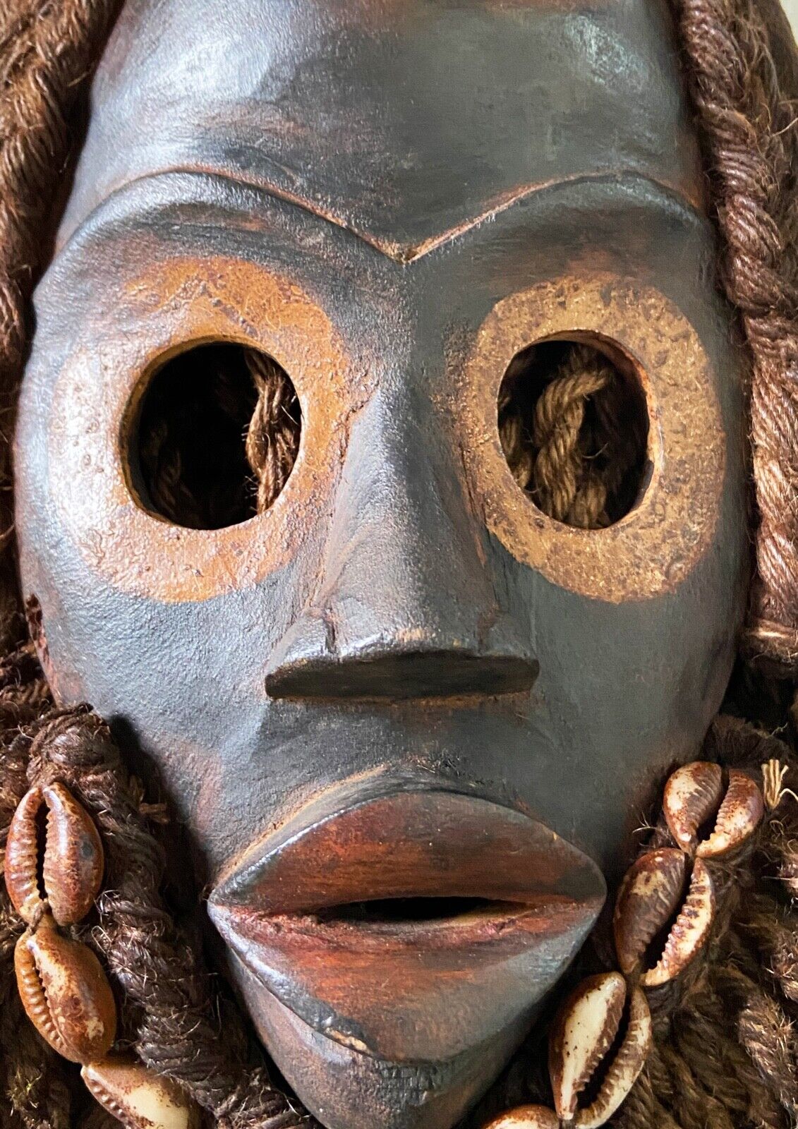 #3553  Superb African I .Coast Dan Ceremonial Mask 14" H