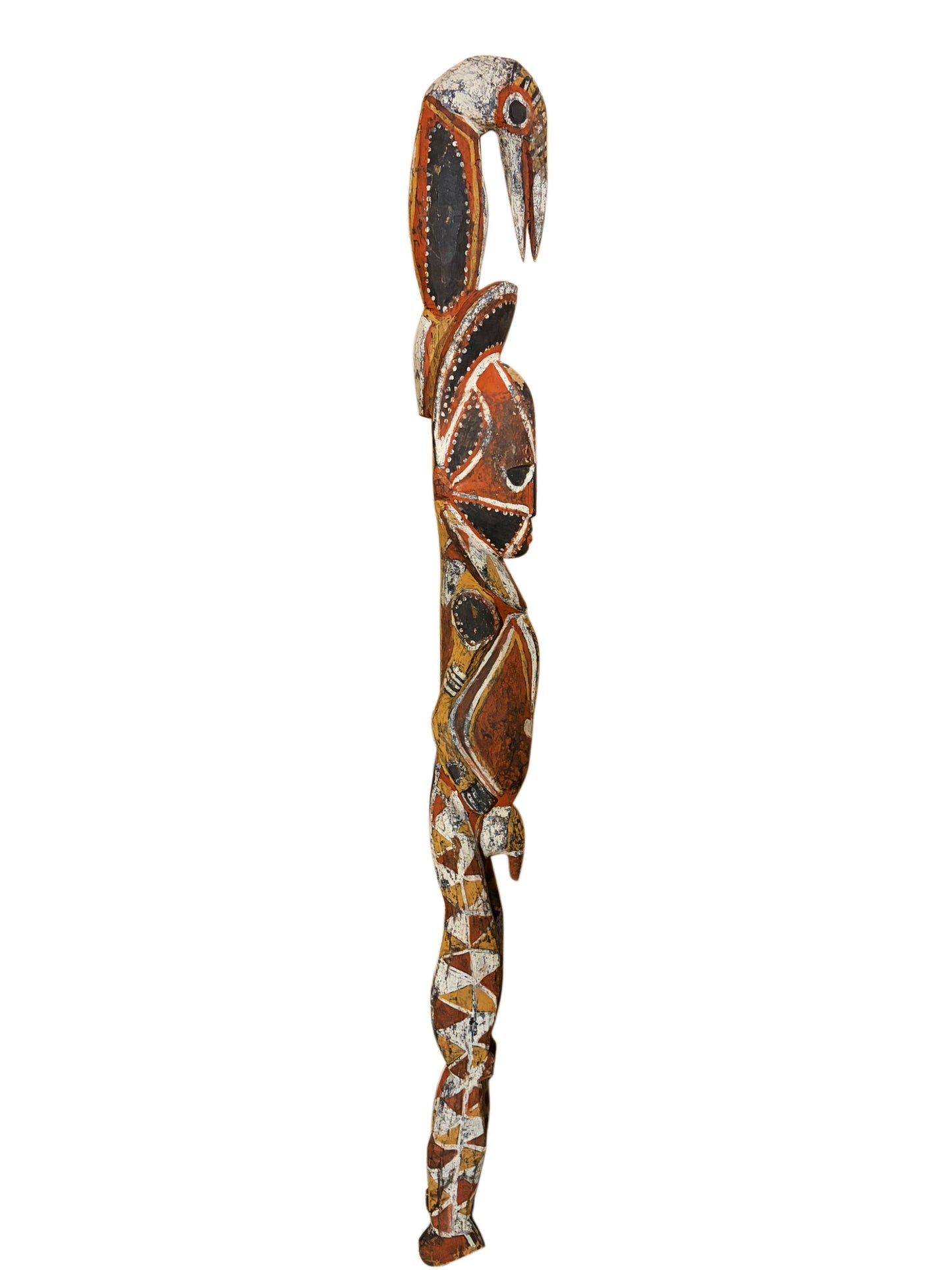 #1255 Vintage  Standing Figure, Abelam People of the Sepik River-Tribes of Papau New Guinea