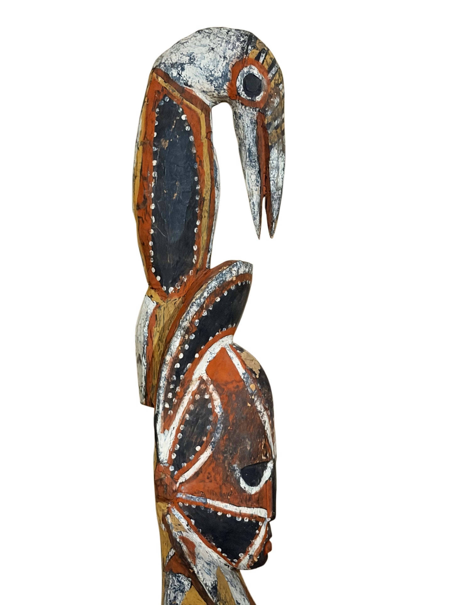 #1255 Vintage  Standing Figure, Abelam People of the Sepik River-Tribes of Papau New Guinea