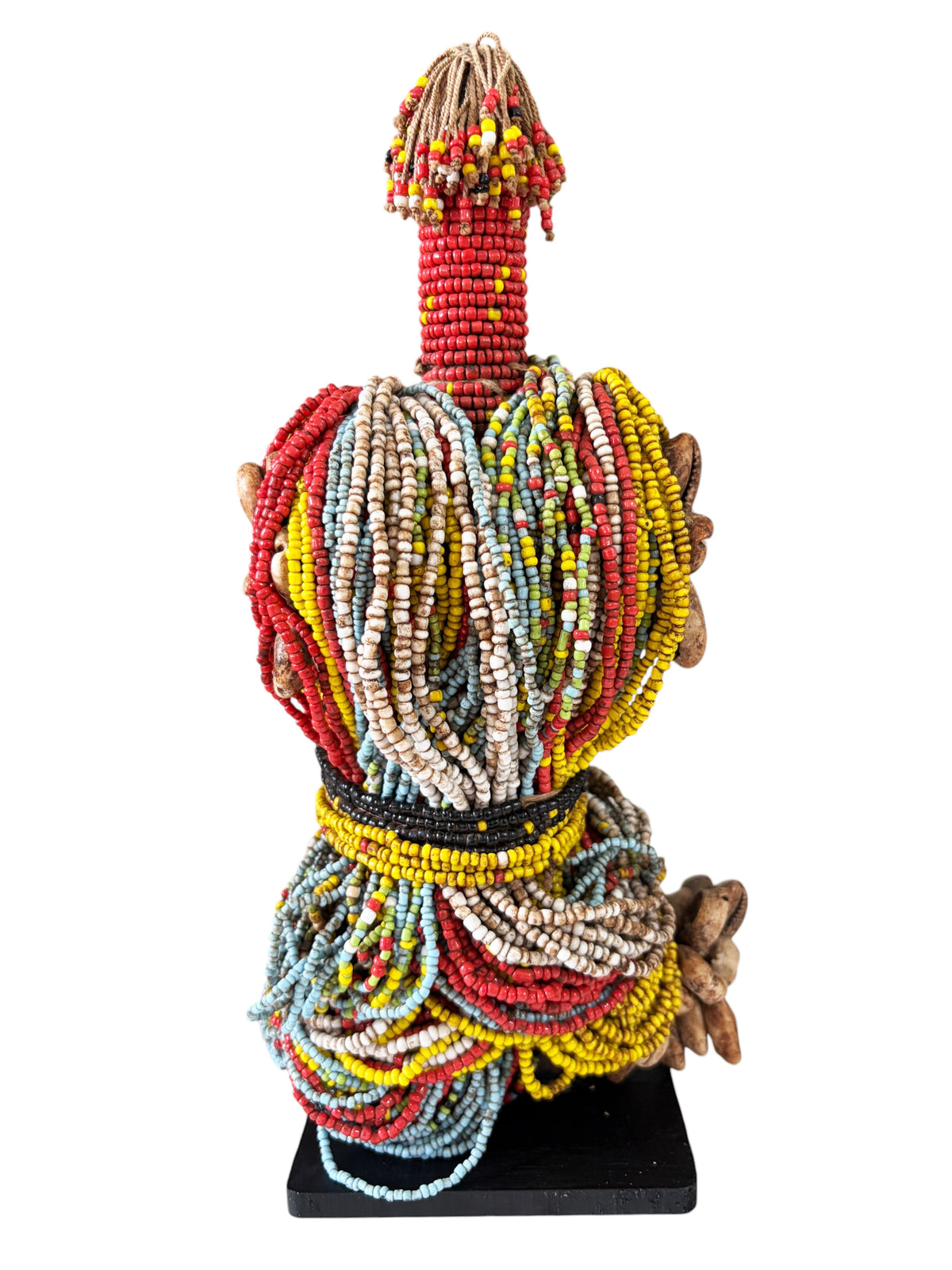 #7267 Superb African Fali Fertility Doll Phallic Cameroon  w/Stand 11" H