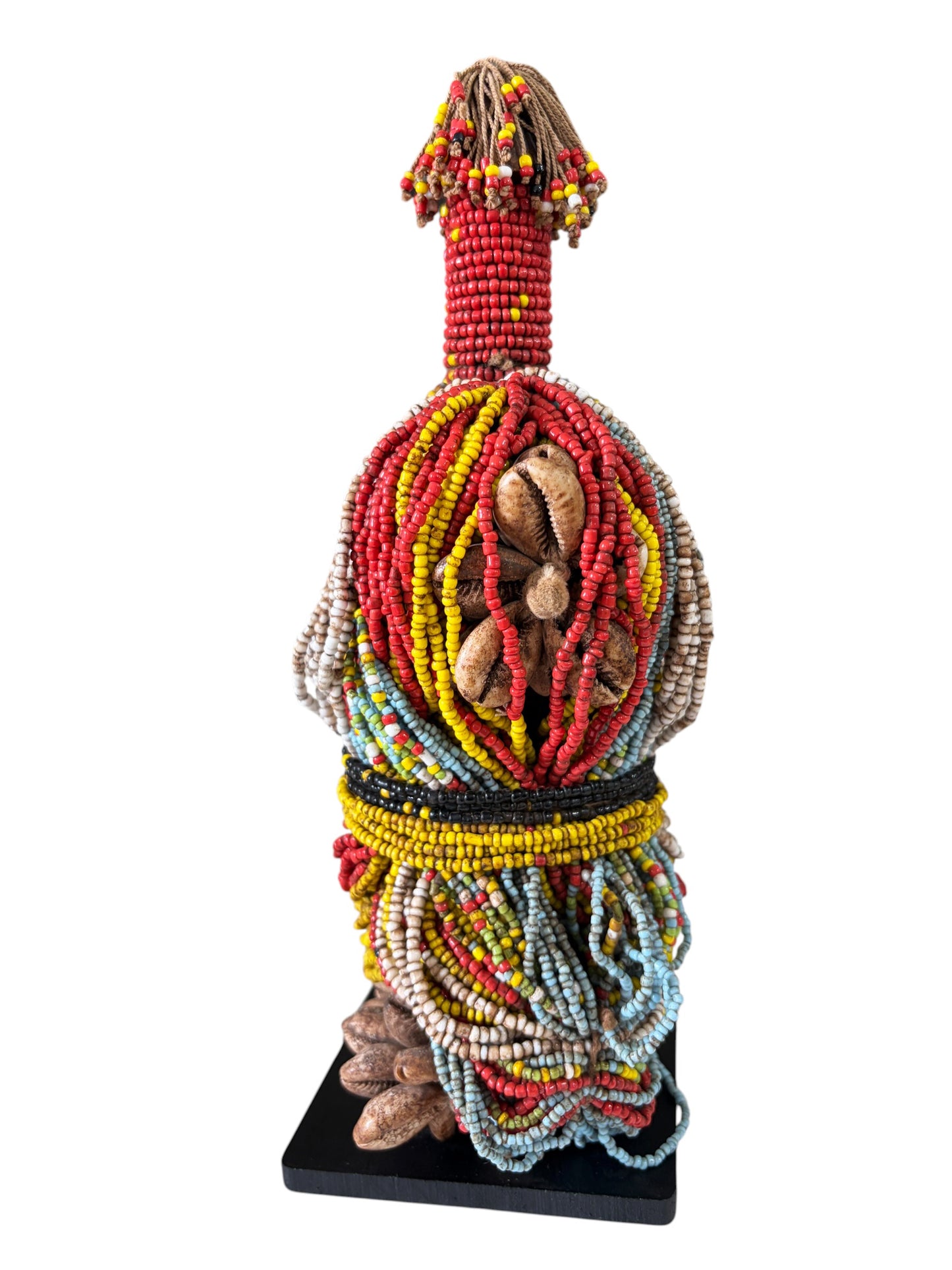 #7267 Superb African Fali Fertility Doll Phallic Cameroon  w/Stand 11" H
