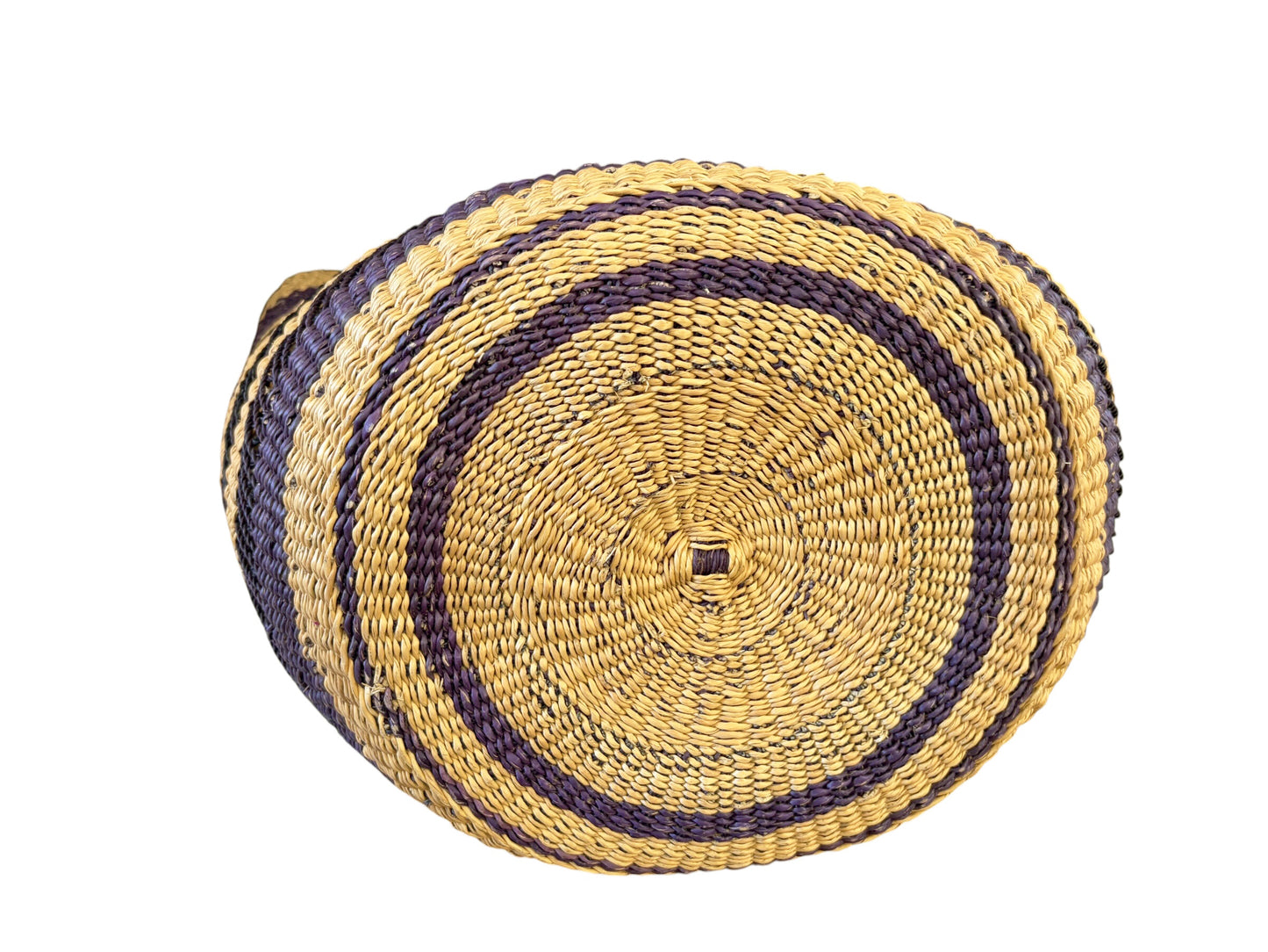 #3/6724/24  LG African Ghanian  Bolga Basket 19" H by 19" W