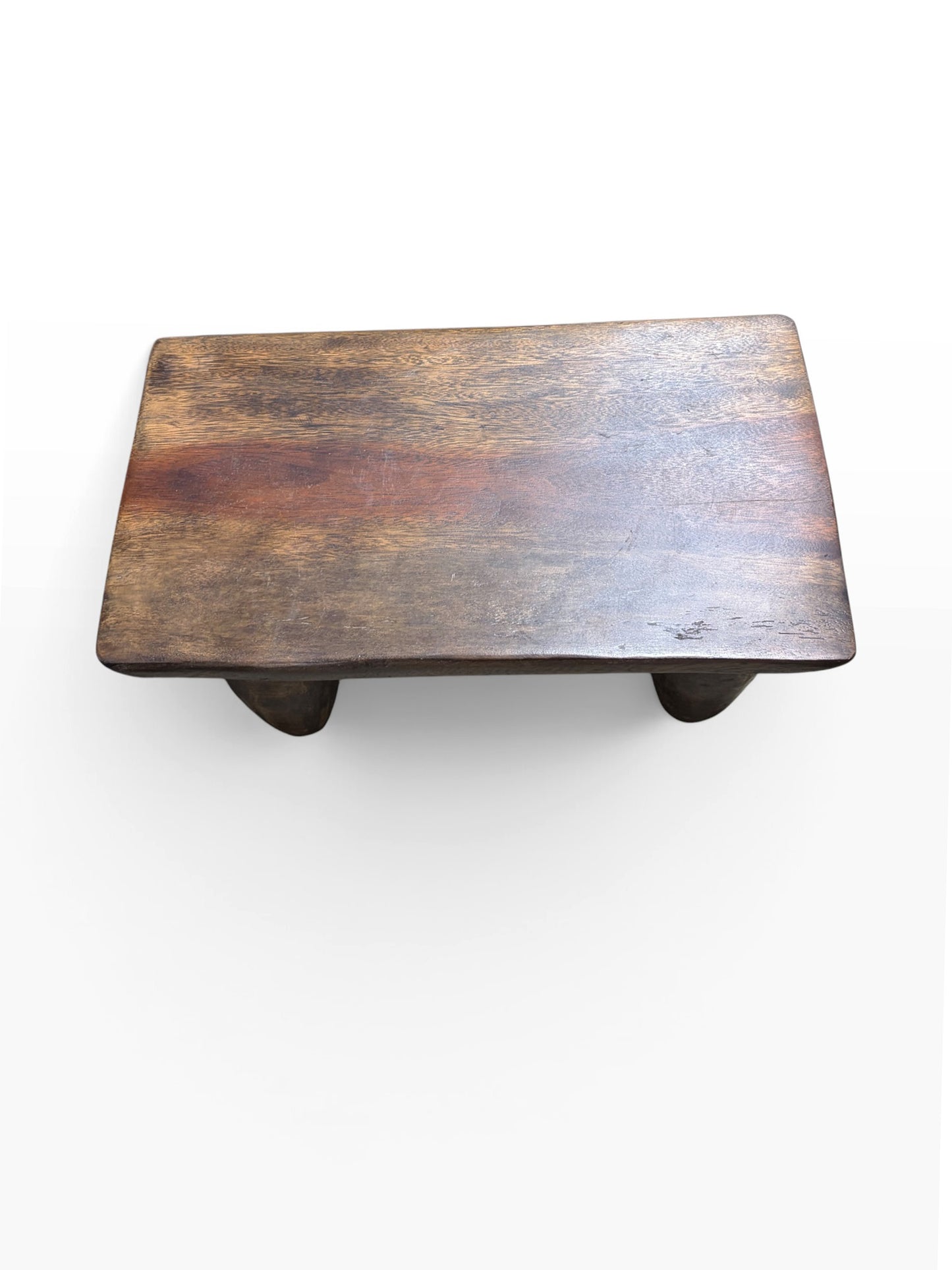 #1285  African Carved Wood Senufo Table/Stool 23" W