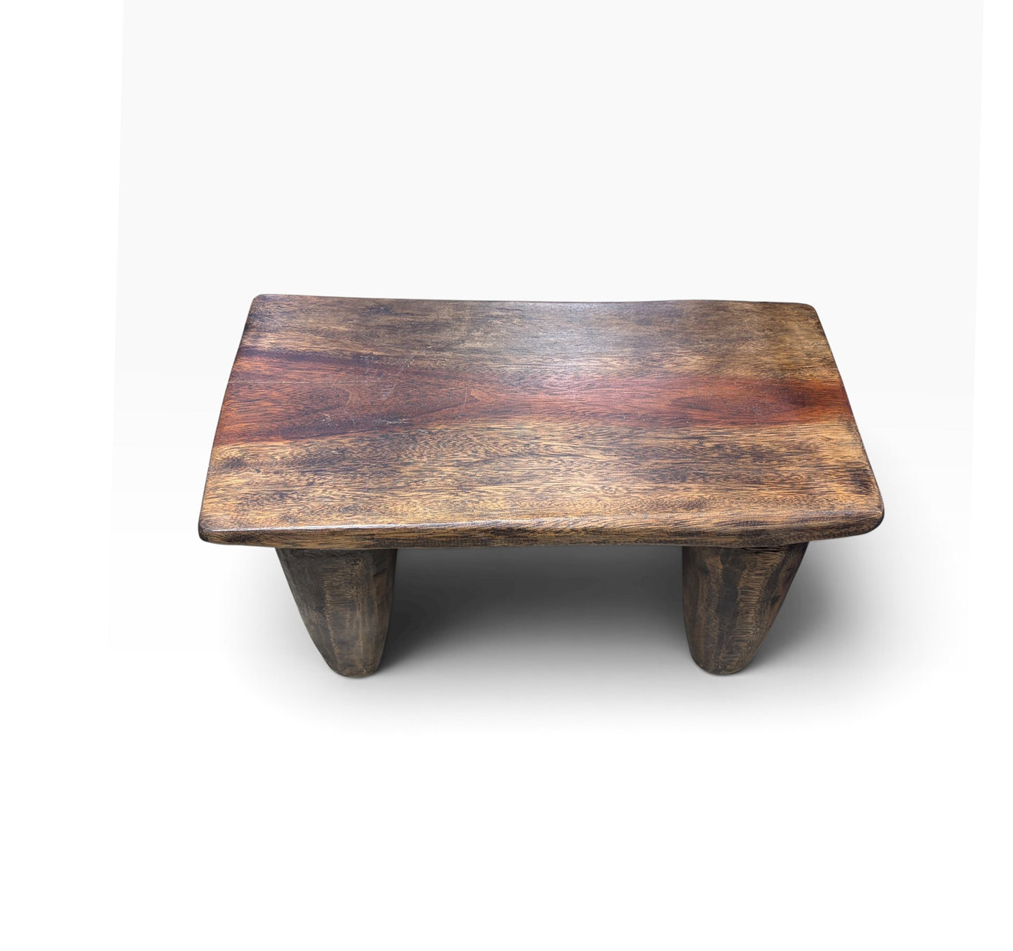 #1285  African Carved Wood Senufo Table/Stool 23" W