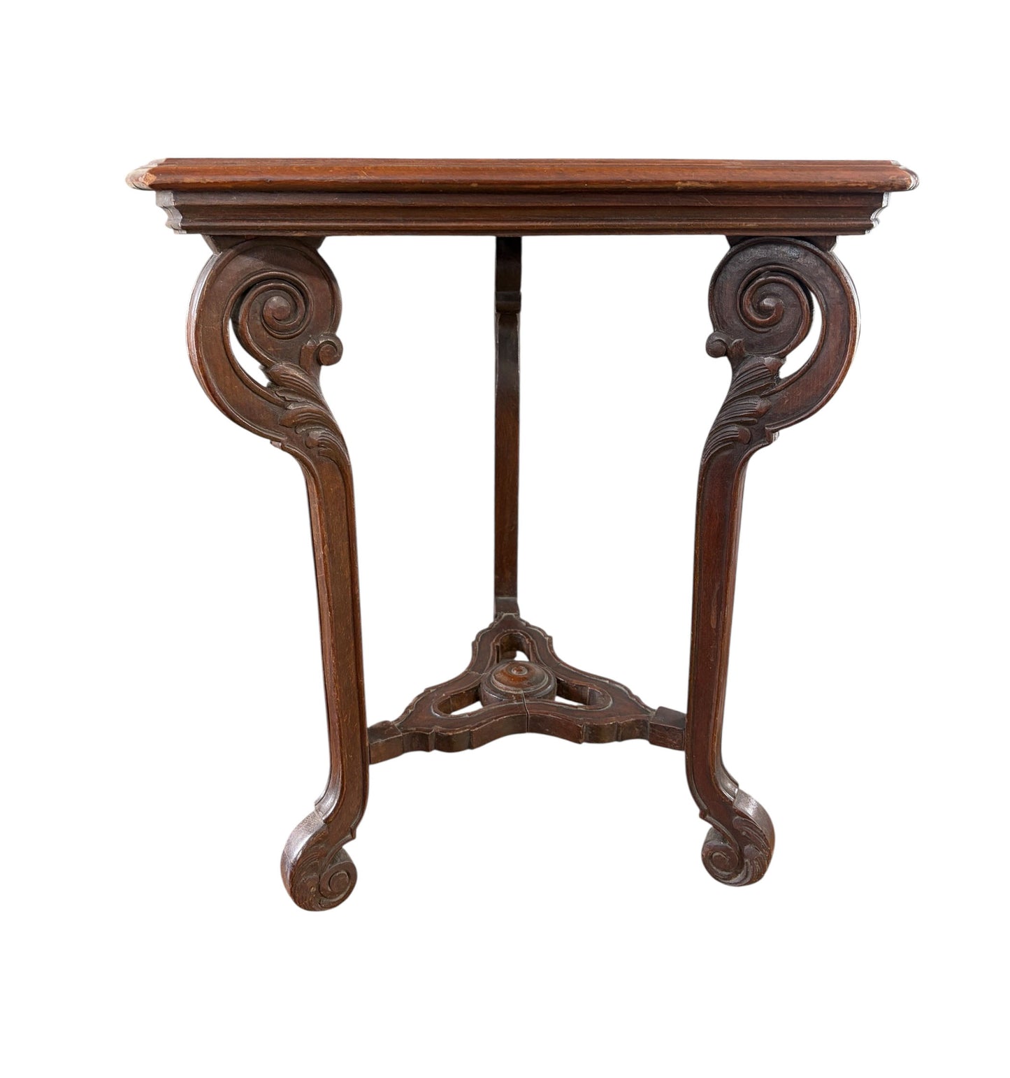 #214  Late 19th-Century English Triangular Accent Table  Cugini Lanzani