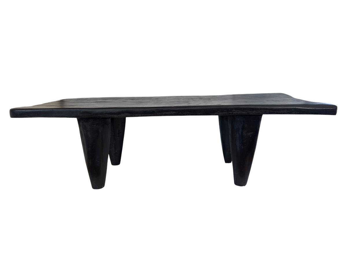#1300  LG Vintage  African Senufo Stool / coffee Table  I coast 38" w