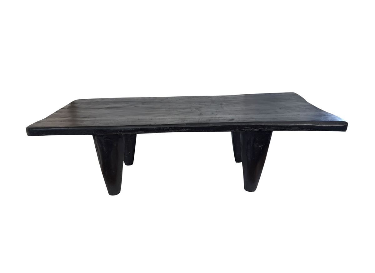 #1300  LG Vintage  African Senufo Stool / coffee Table  I coast 38" w