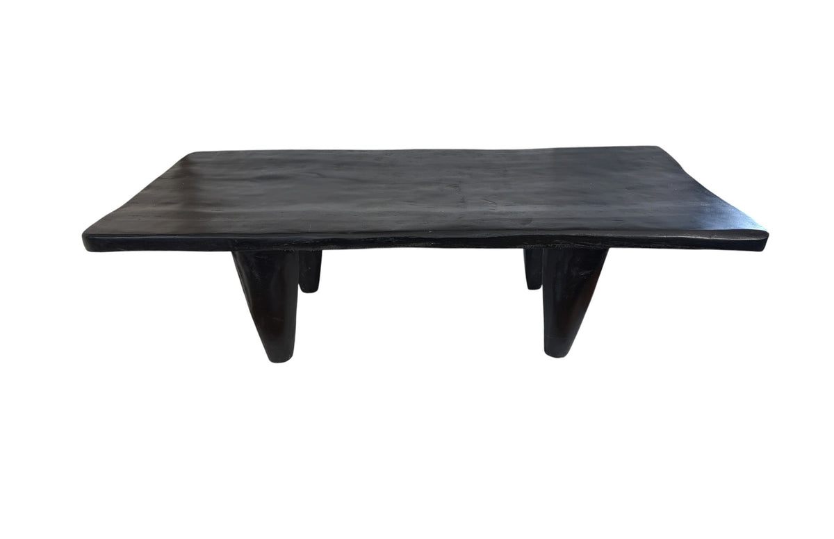 #1300  LG Vintage  African Senufo Stool / coffee Table  I coast 38" w
