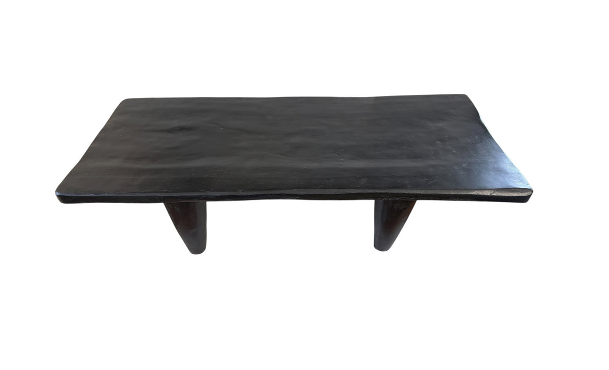 #1300  LG Vintage  African Senufo Stool / coffee Table  I coast 38" w