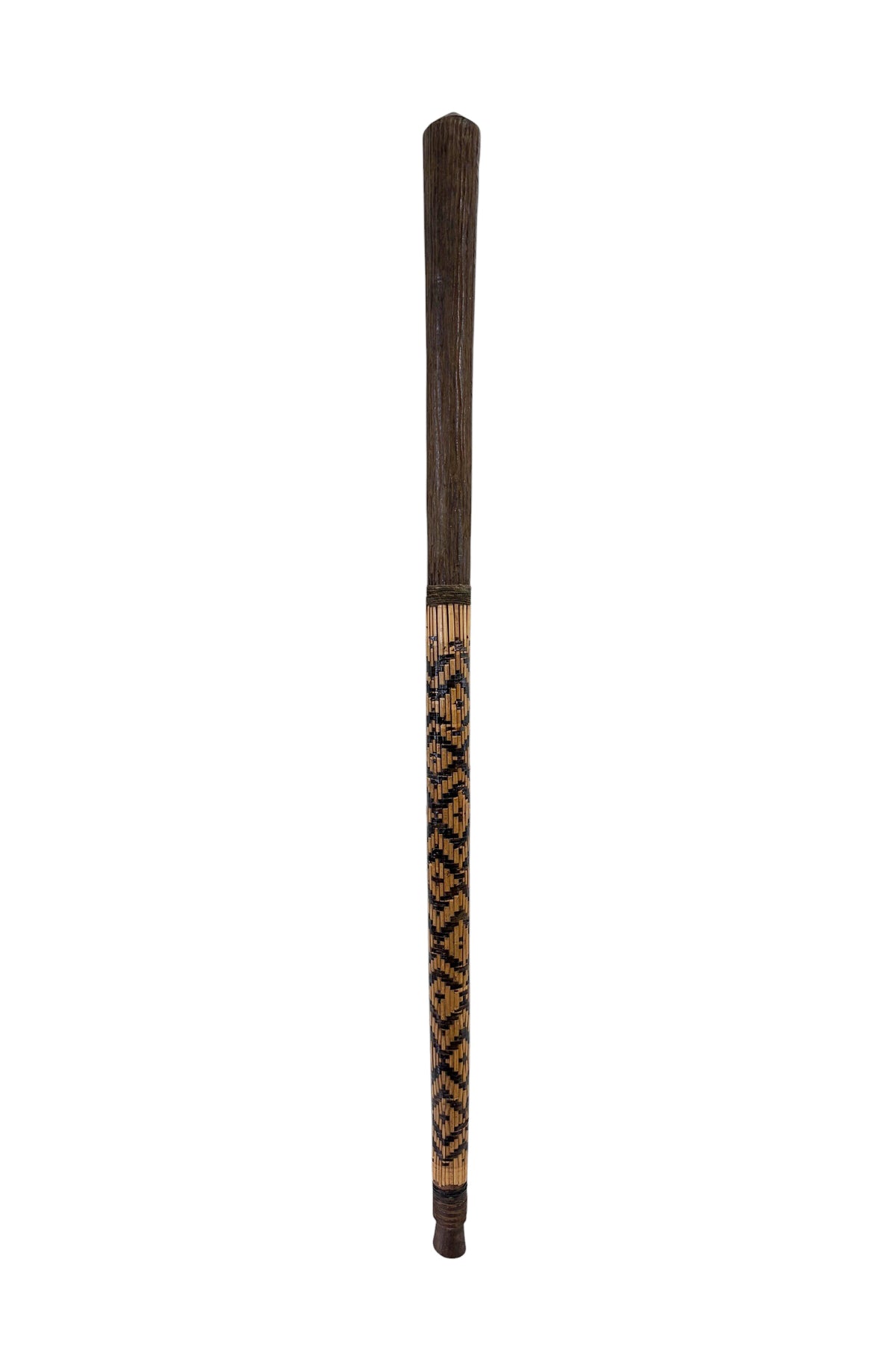 #1299 From a private collection Vintage Woden Ceremonial Karaja People  Otote Mace 29" H