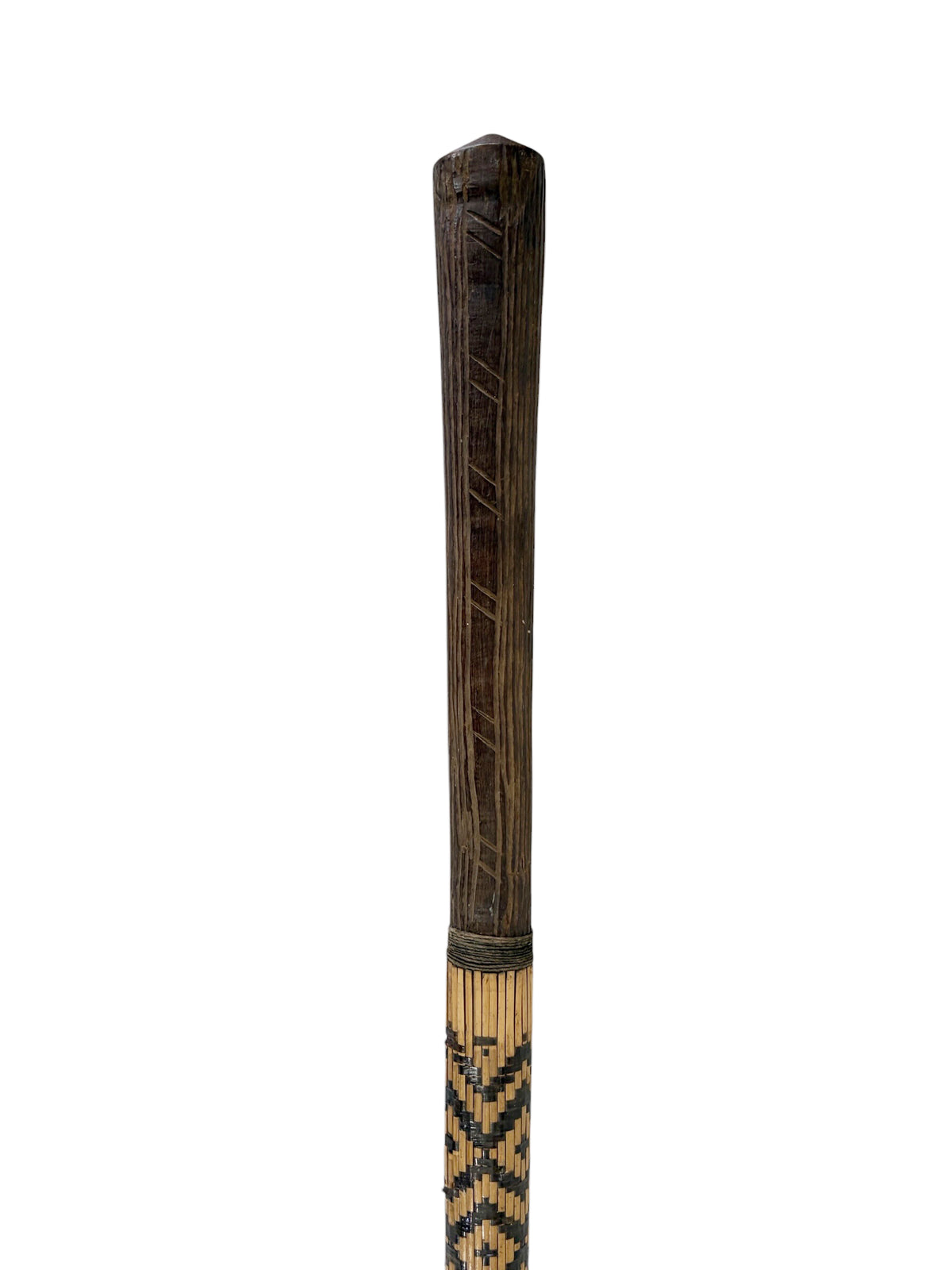 #1299 From a private collection Vintage Woden Ceremonial Karaja People  Otote Mace 29" H
