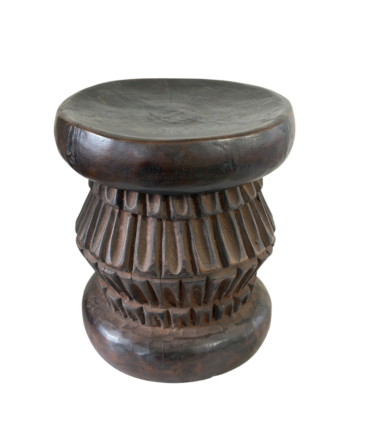 #796 Vintage Tribal Nobility Bamileke  Low Stool/Table Cameroon 11.5" H