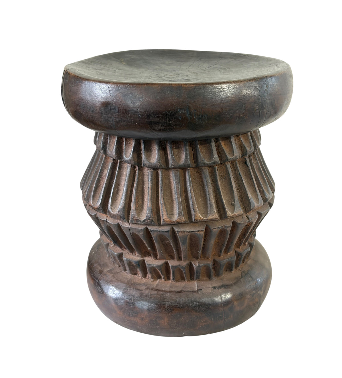 #796 Vintage Tribal Nobility Bamileke  Low Stool/Table Cameroon 11.5" H