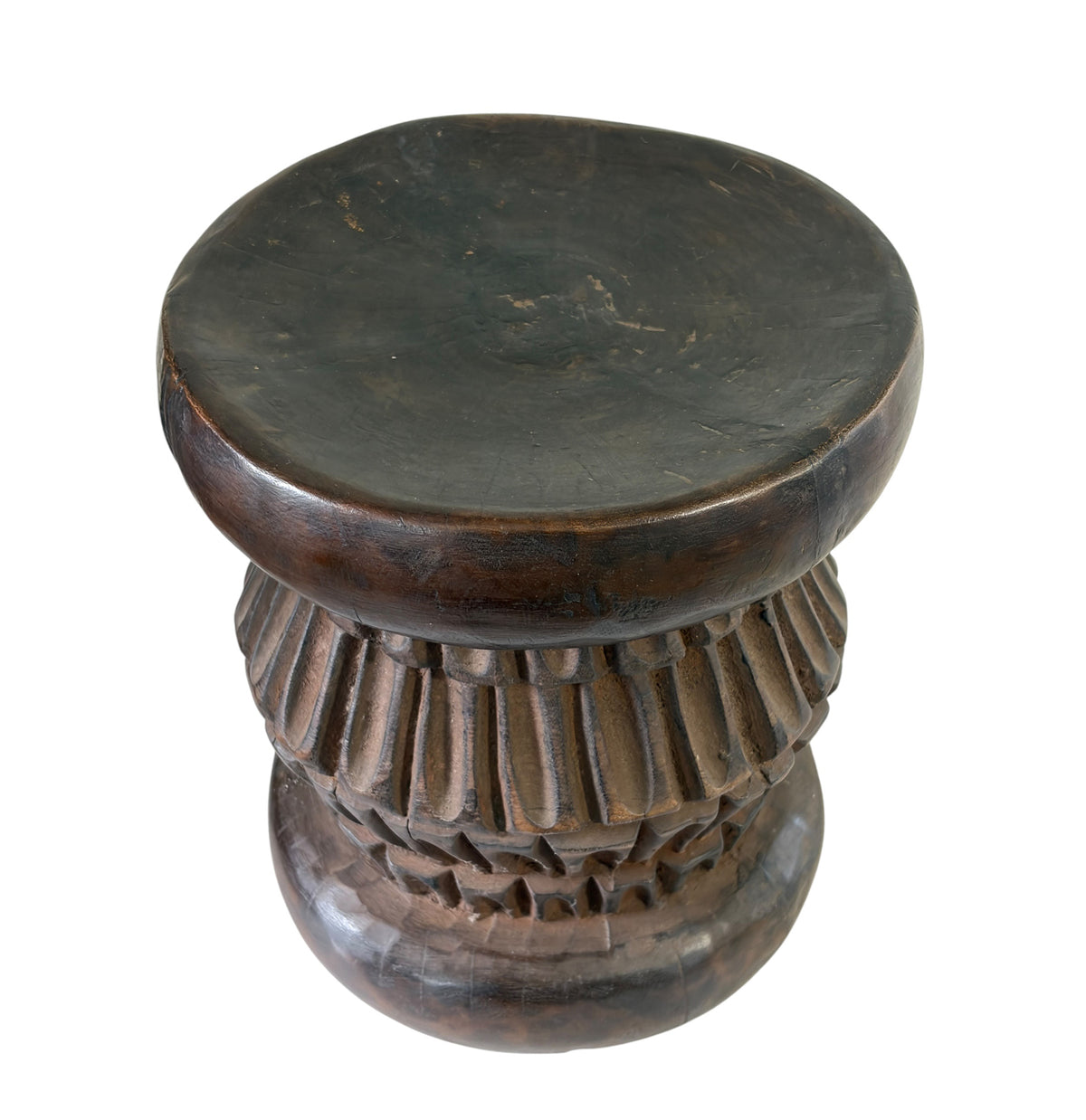 #796 Vintage Tribal Nobility Bamileke  Low Stool/Table Cameroon 11.5" H