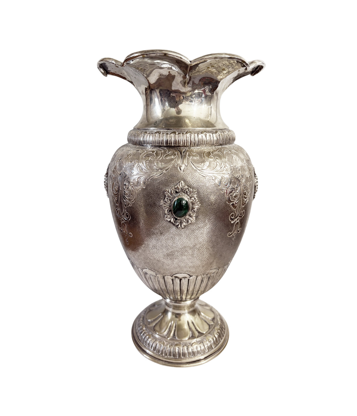 #725 Italian Renaissance Revival or Baroque-inspired baluster / amphora shape 800/Silver