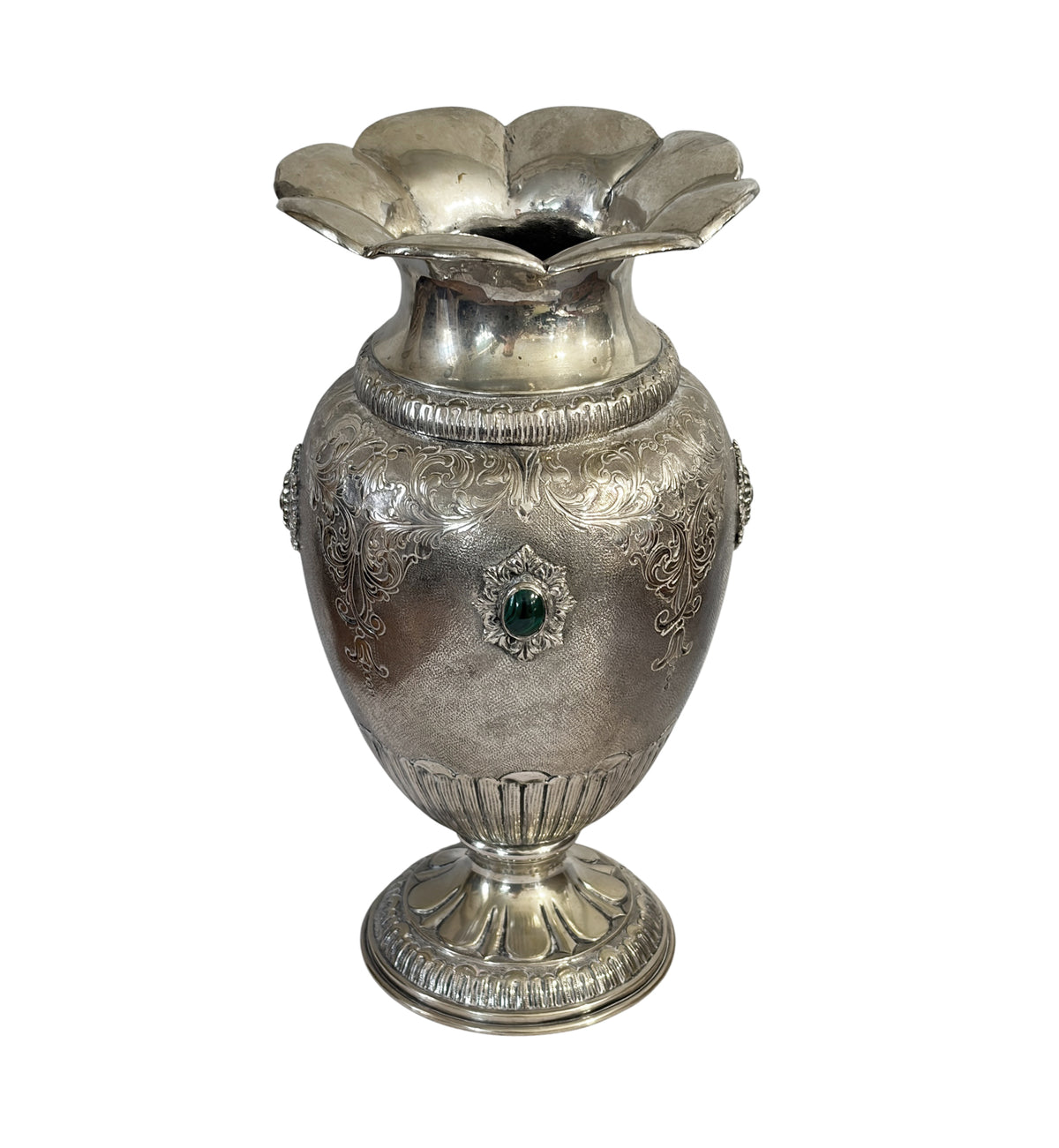 #725 Italian Renaissance Revival or Baroque-inspired baluster / amphora shape 800/Silver