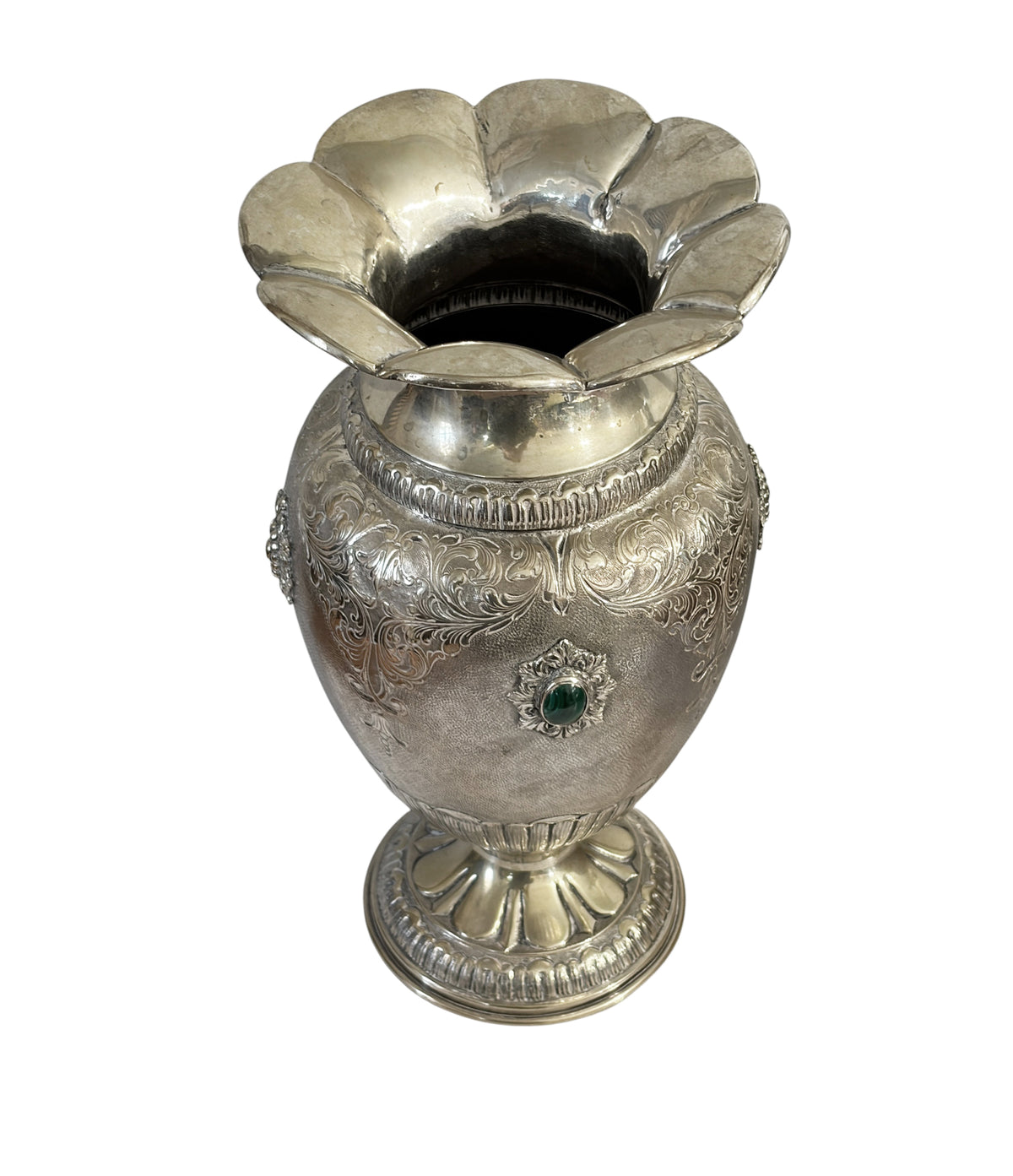 #725 Italian Renaissance Revival or Baroque-inspired baluster / amphora shape 800/Silver