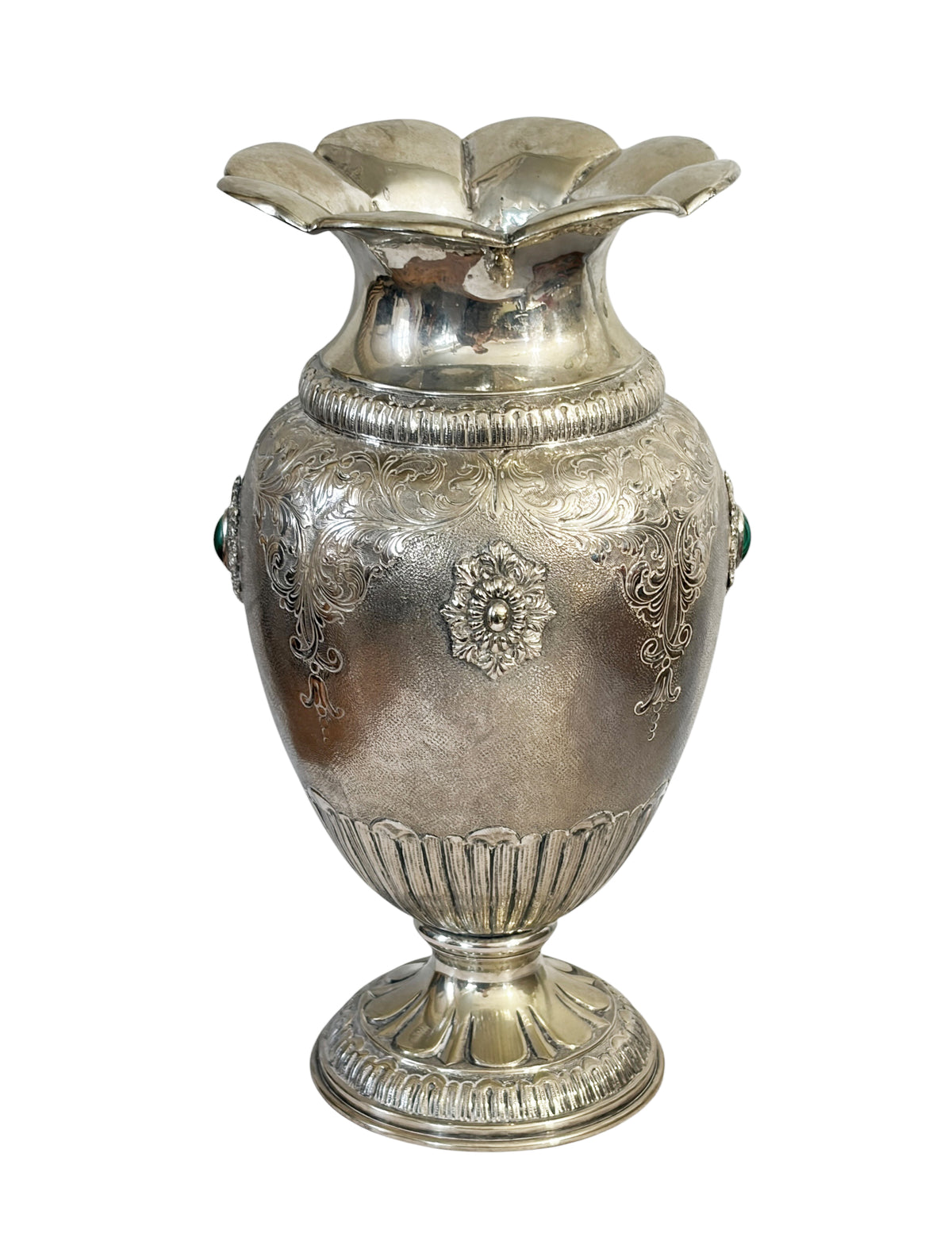 #725 Italian Renaissance Revival or Baroque-inspired baluster / amphora shape 800/Silver