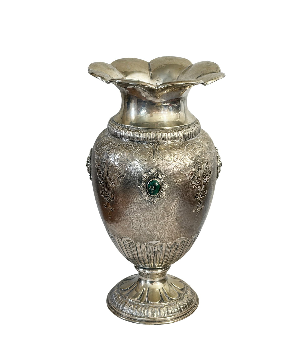 #725 Italian Renaissance Revival or Baroque-inspired baluster / amphora shape 800/Silver