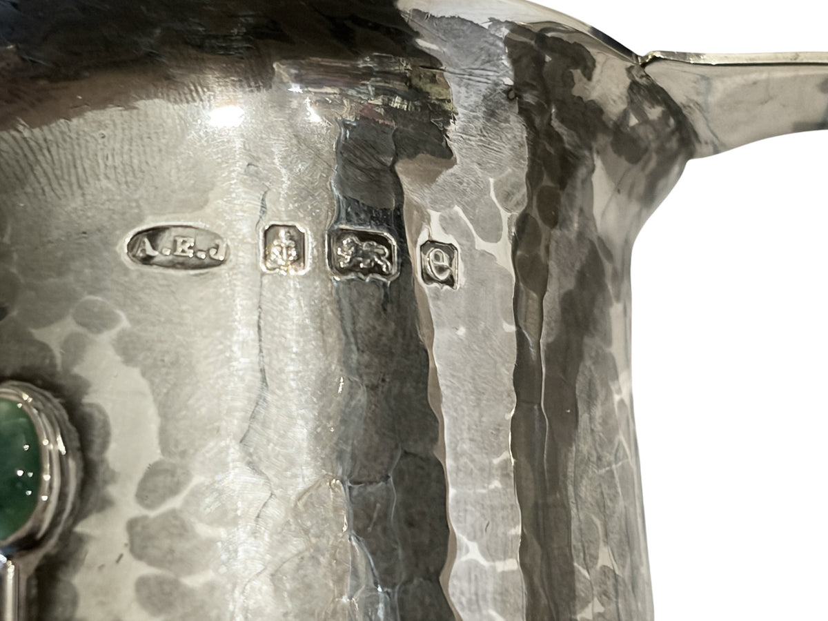 #728 English Sterling silver Christening Mug Maker's Mark: A.E.J. for A.E. Jones.3.25" H