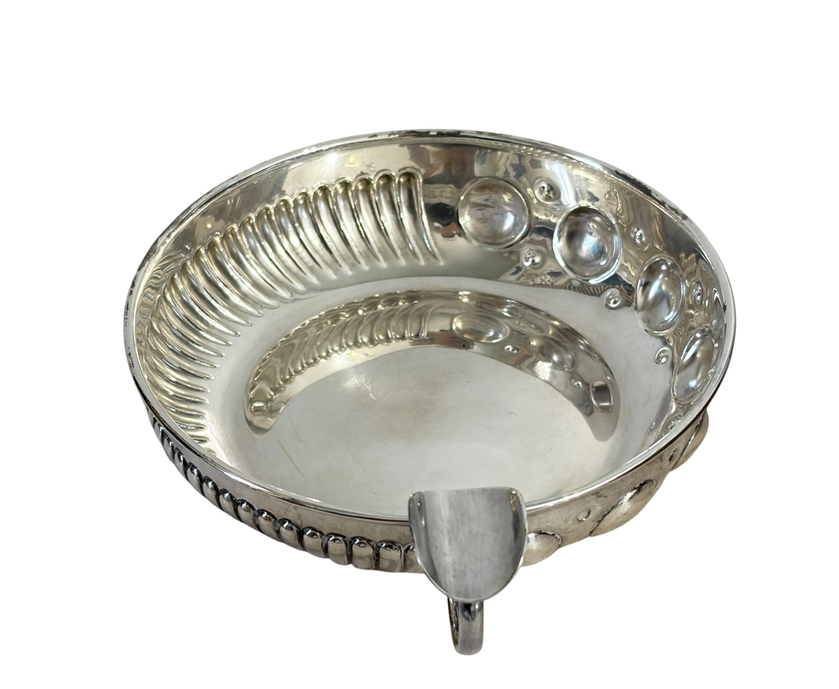 #733 Vintage Portuguese Sterling Silver  by Alves  Pinto Tastevin 5.5" Diameter