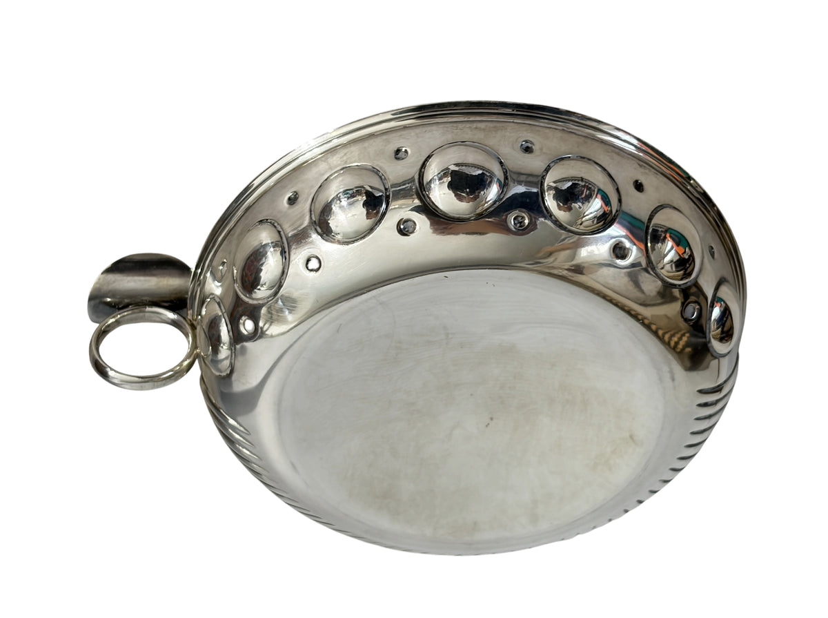 #733 Vintage Portuguese Sterling Silver  by Alves  Pinto Tastevin 5.5" Diameter