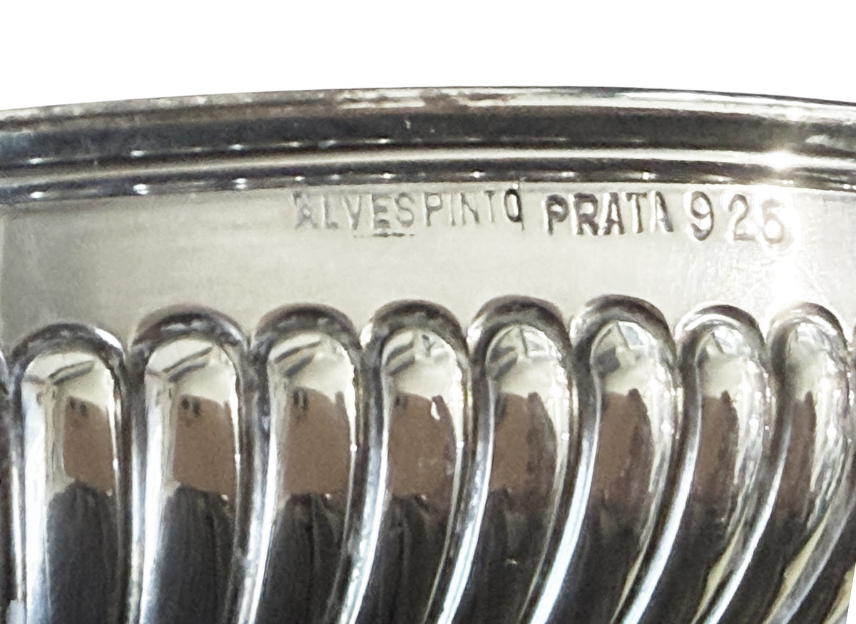#733 Vintage Portuguese Sterling Silver  by Alves  Pinto Tastevin 5.5" Diameter