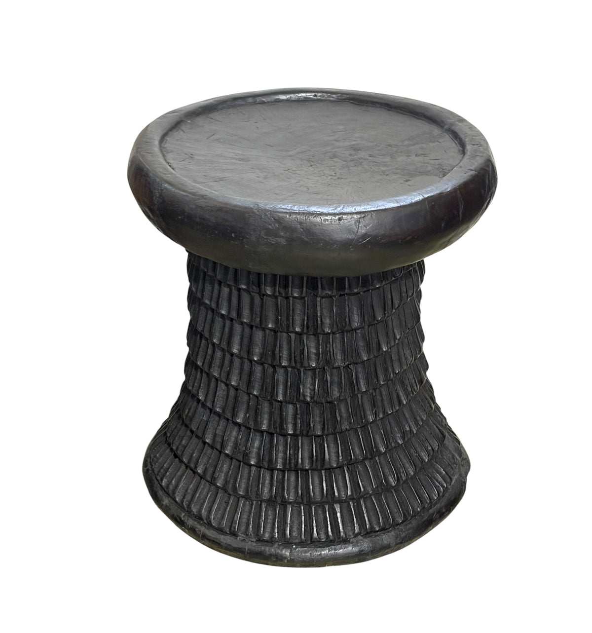 #1325 Vintage LG  Tribal Nobility Bamileke Stool/Table Cameroon 19" H