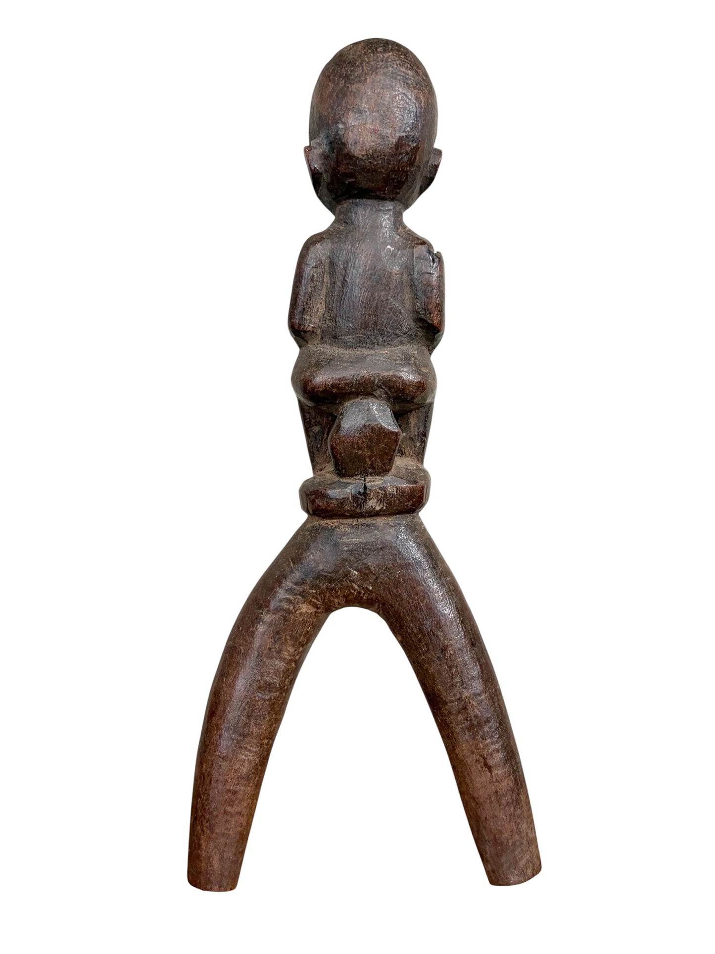 #7742 Superb /unique old Lobi Female  Figural Sling shot Burkina Faso African