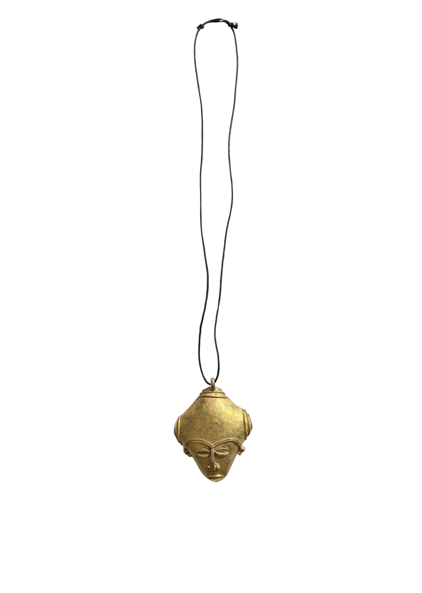 #978-5 African Baule Gold Weight Passport/Pendant Bronze Mask