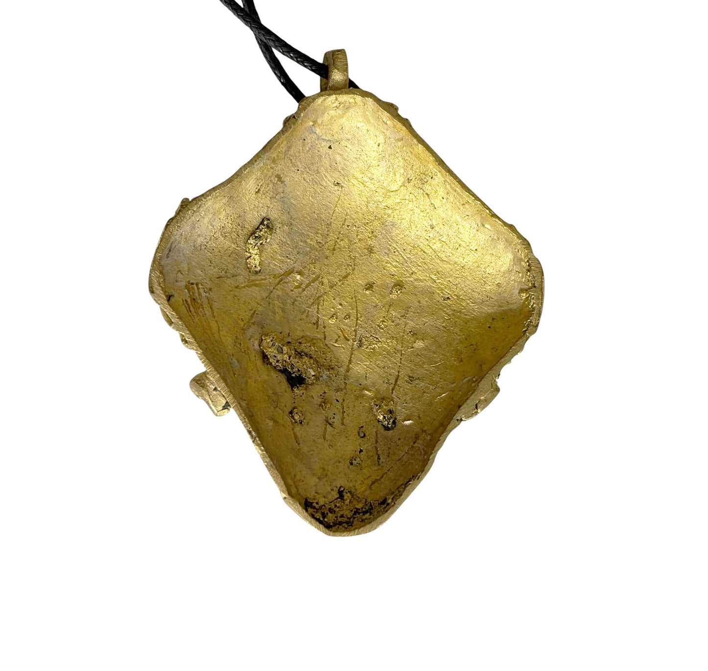 #978-5 African Baule Gold Weight Passport/Pendant Bronze Mask