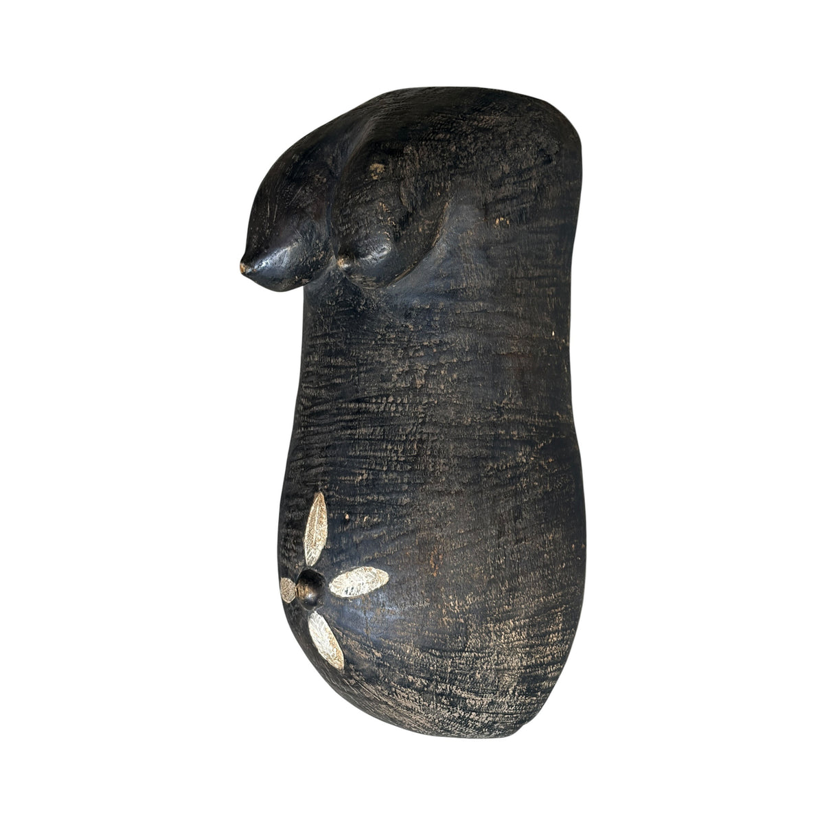 #570 Vintage Makonde Body Mask (Njorowe) Sculpture Tanzania 18.5" H