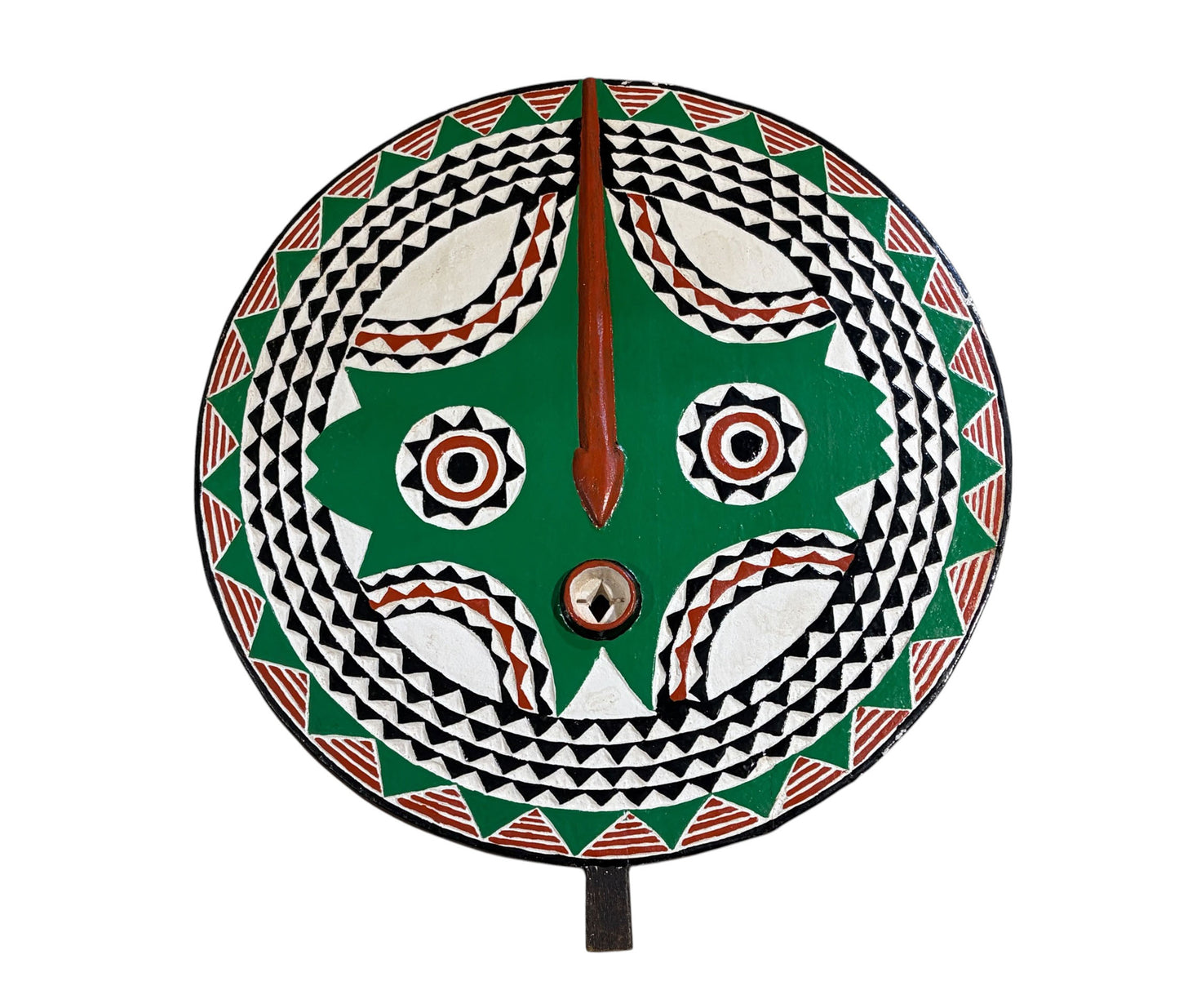 #1230 Vintage  African Wooden Bobo  Mask Burkina Faso 30" H